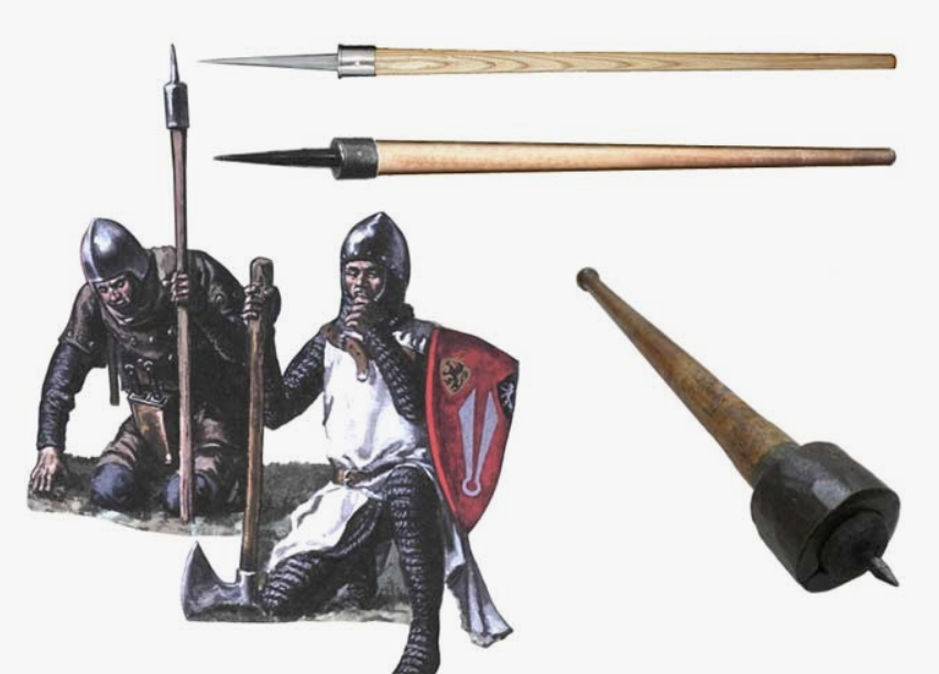 Good day or a little more about folk weapons - My, History (science), Weapon, Flanders, Militia, A spear, Club, Longpost