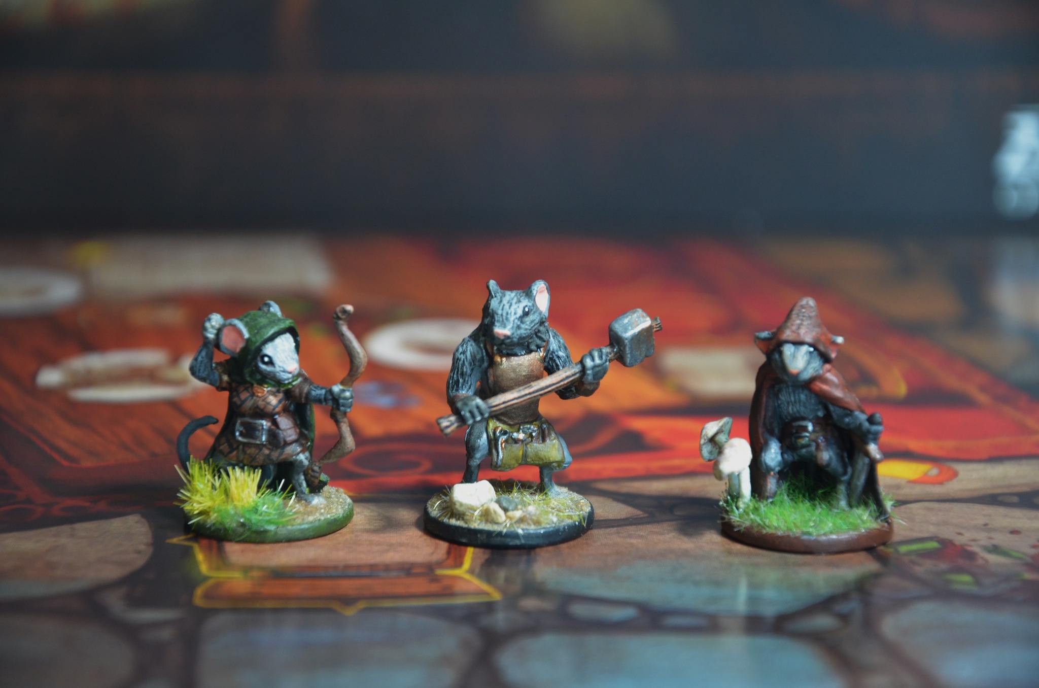 Painting miniatures - My, Board games, Painting miniatures, Customization, Mice and Mystics, Longpost