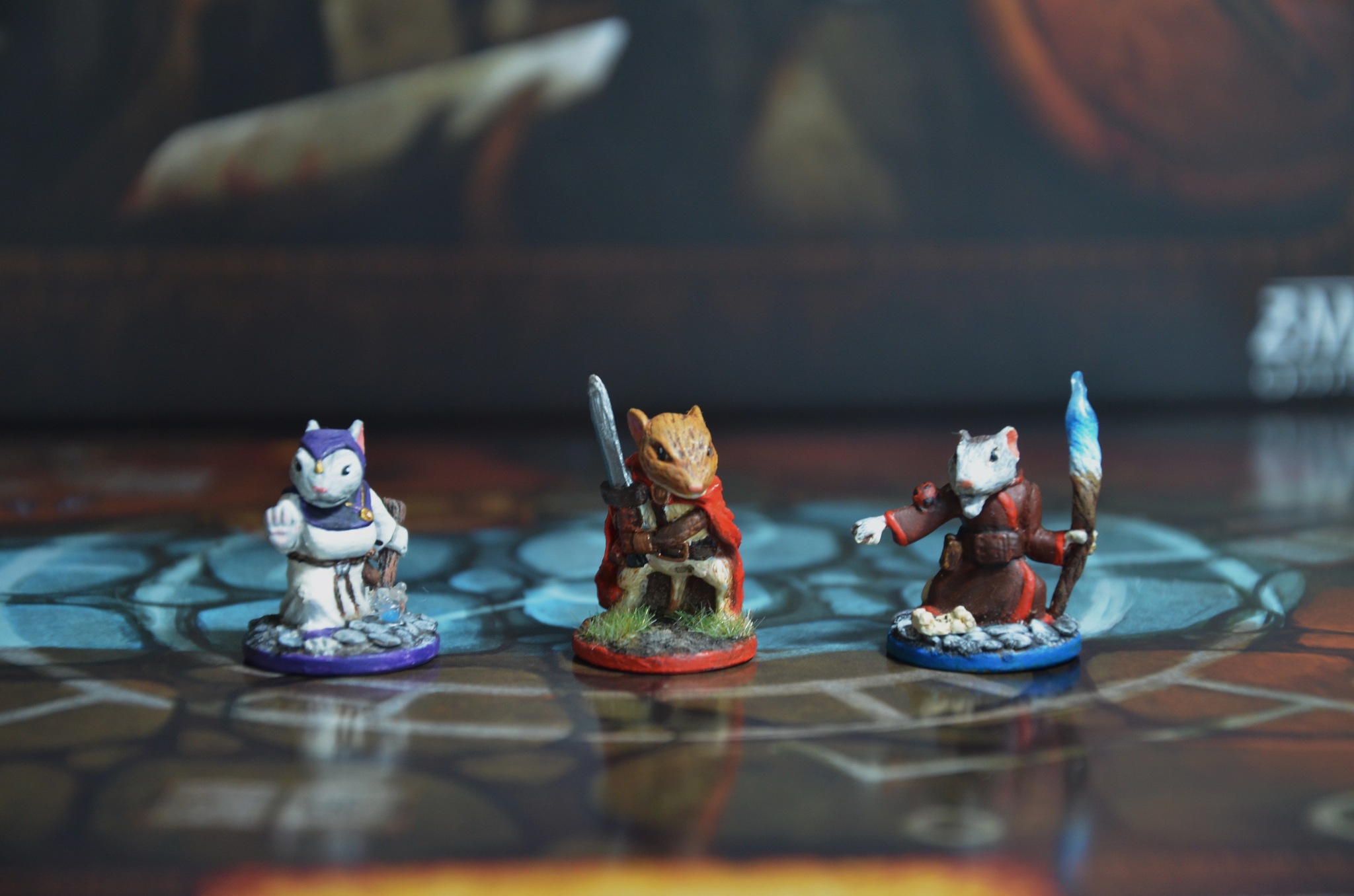 Painting miniatures - My, Board games, Painting miniatures, Customization, Mice and Mystics, Longpost