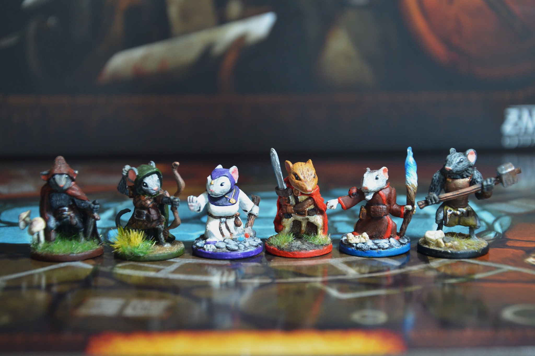 Painting miniatures - My, Board games, Painting miniatures, Customization, Mice and Mystics, Longpost