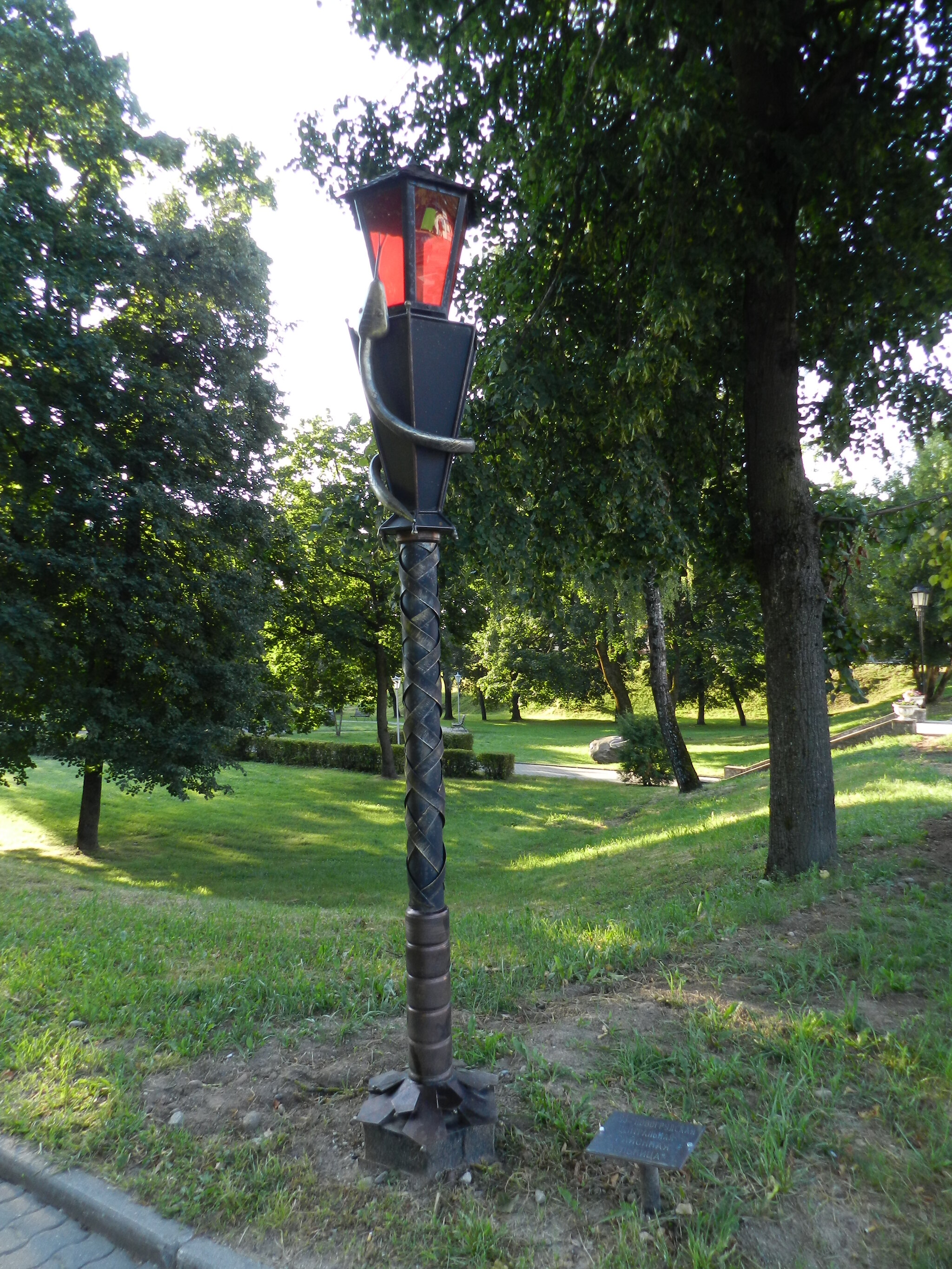 Another alley of lanterns - My, Road trip, Lamp, Republic of Belarus, Novogrudok, Longpost