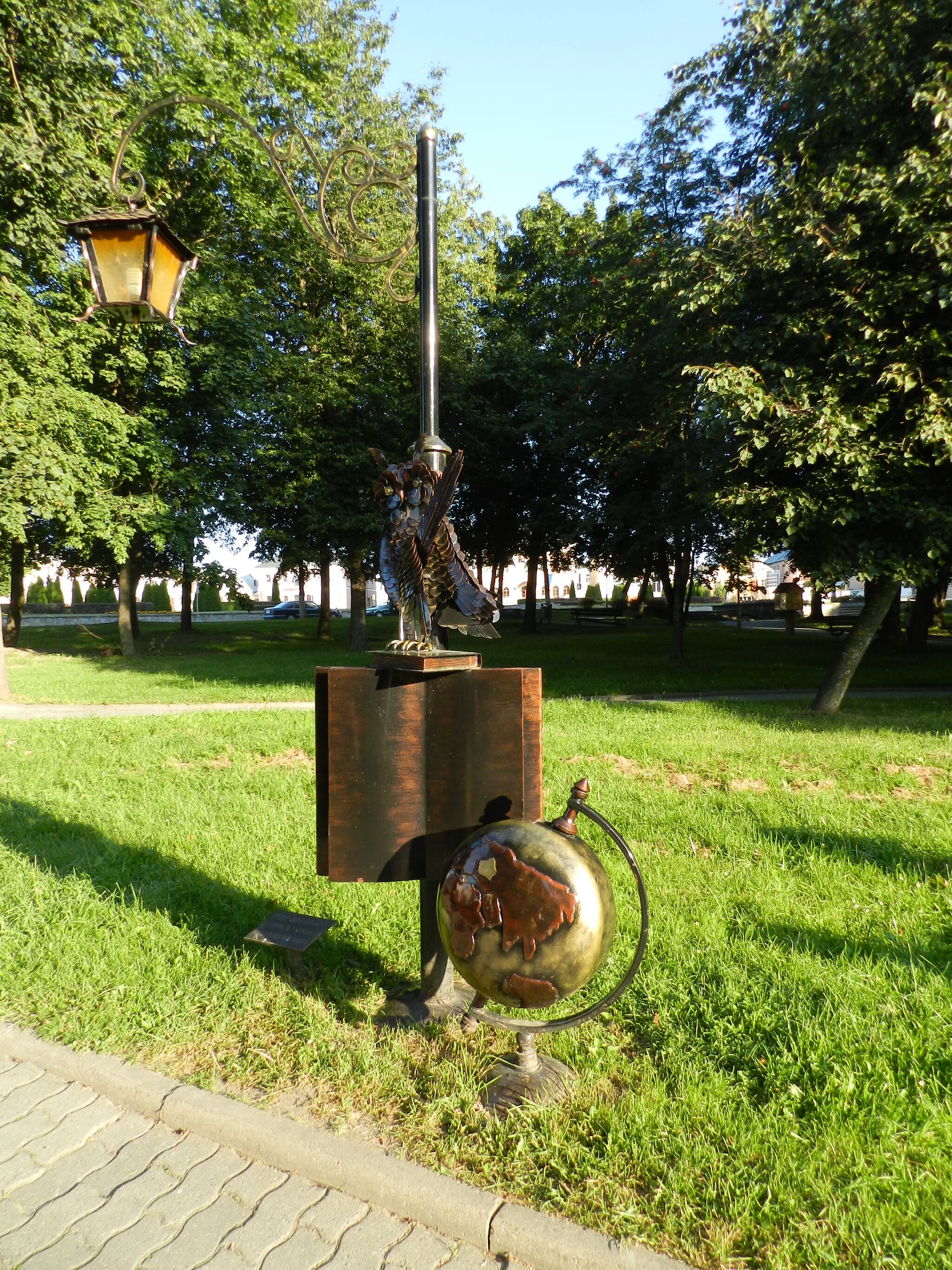 Another alley of lanterns - My, Road trip, Lamp, Republic of Belarus, Novogrudok, Longpost