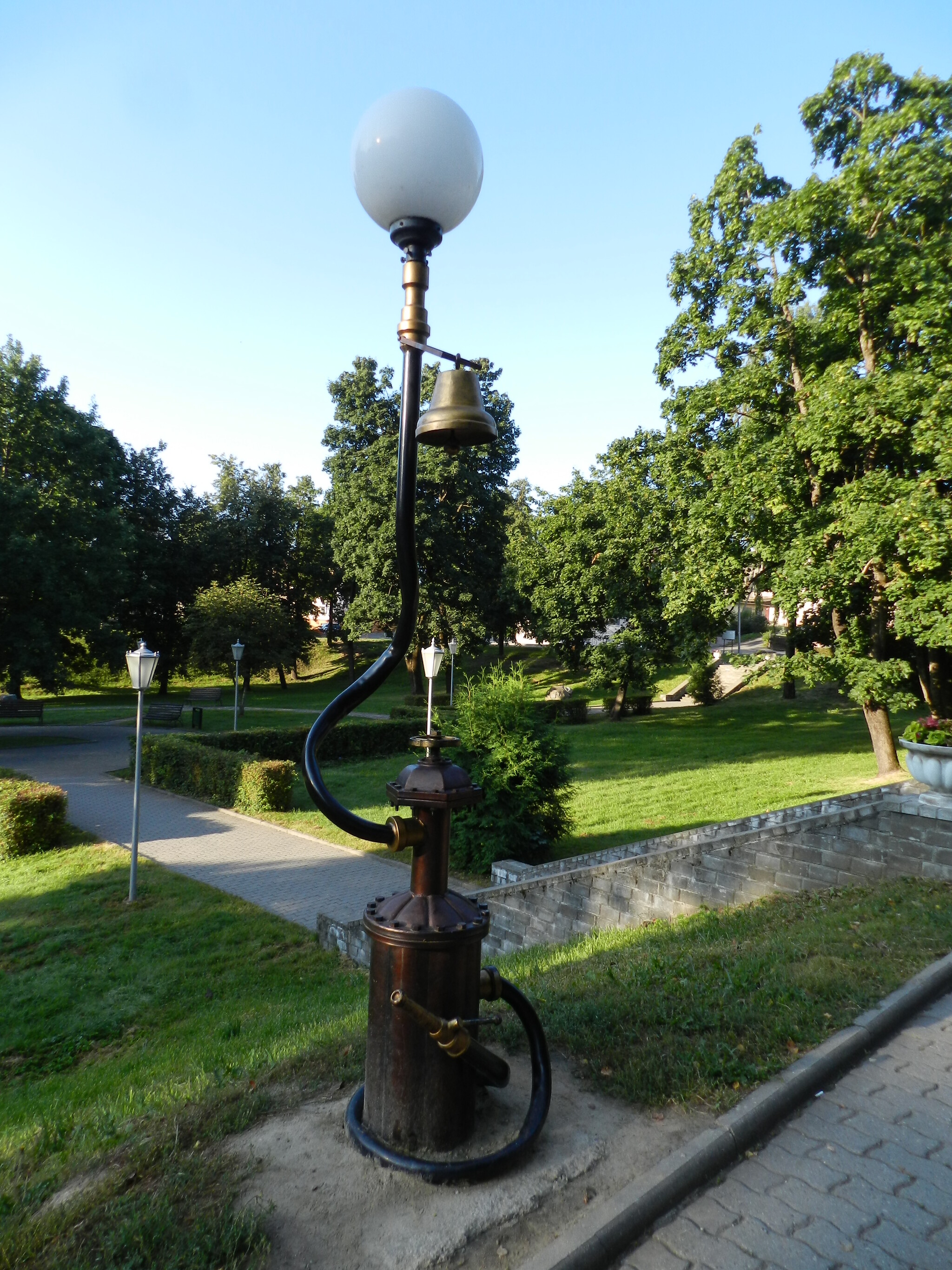 Another alley of lanterns - My, Road trip, Lamp, Republic of Belarus, Novogrudok, Longpost