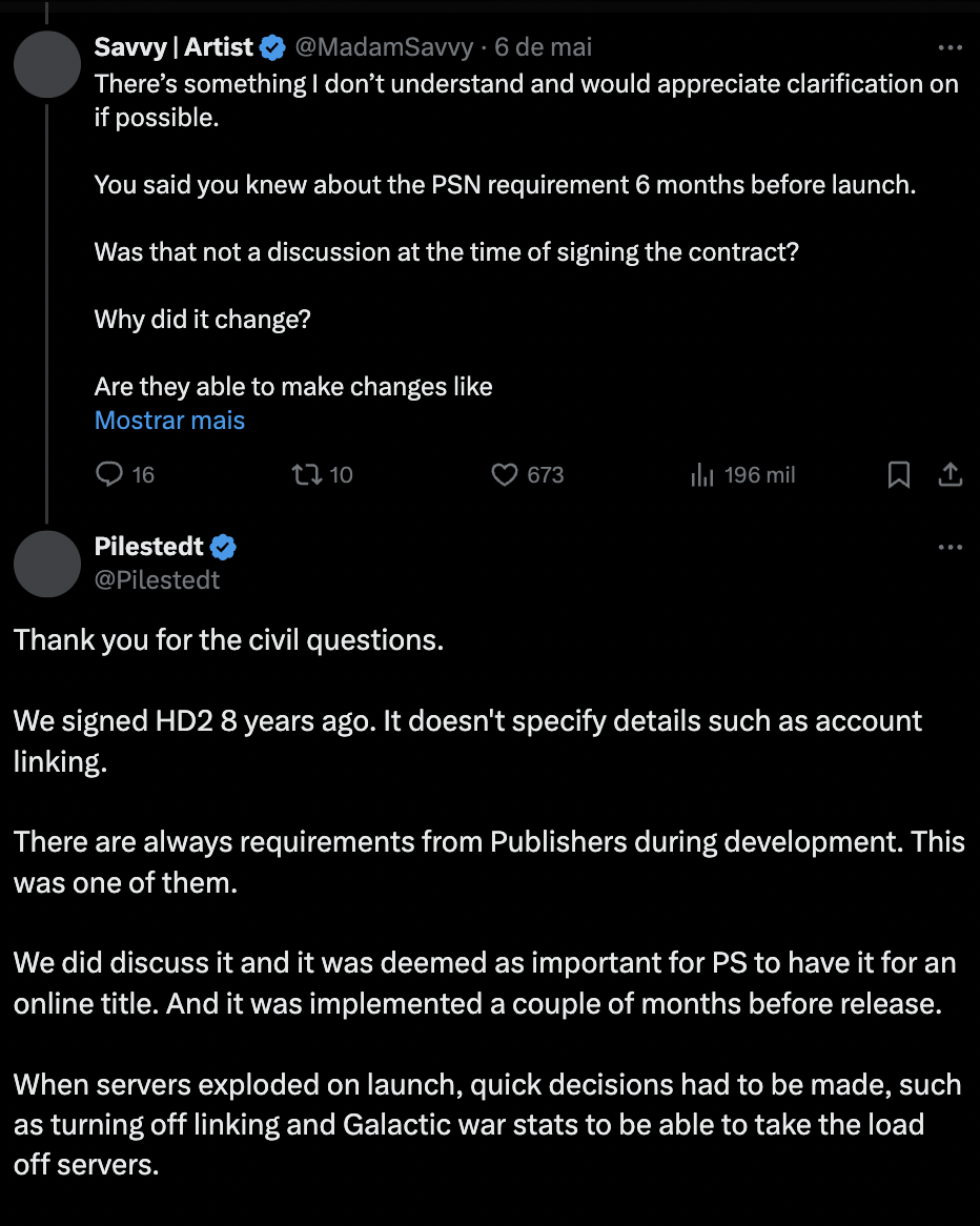 Reply to post Steam Support: Helldivers 2 Removed from Sale in Non-PSN Countries at Sony's Request - Computer games, Games, Helldivers 2, Sony, Steam, Game world news, Ghost of Tsushima, Psn, GIF, Reddit (link), Reply to post