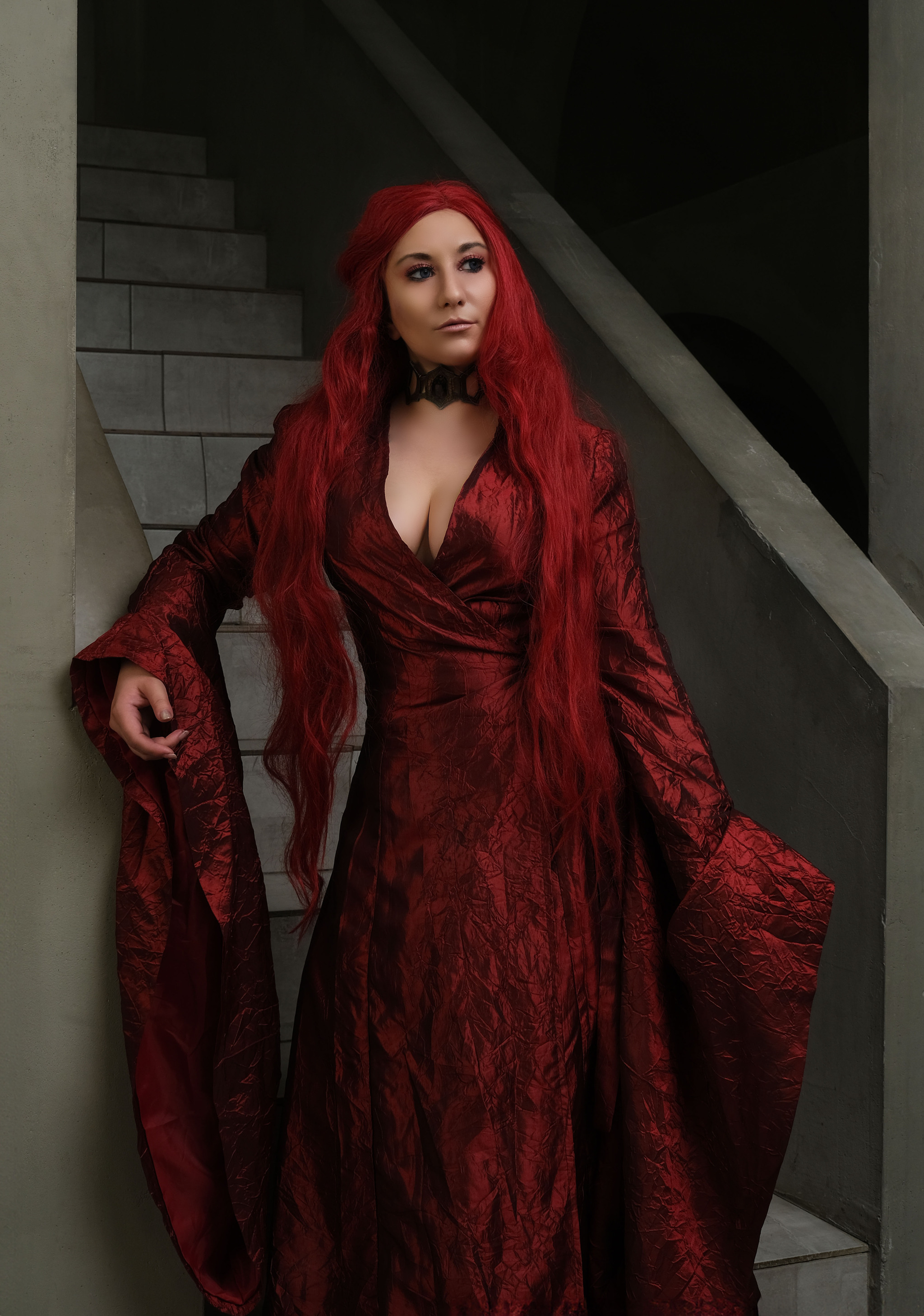 Melisandre || Game of Thrones - My, Girls, The photo, Cosplay, Professional shooting, Cosplayers, Game of Thrones, Melisandre, Longpost