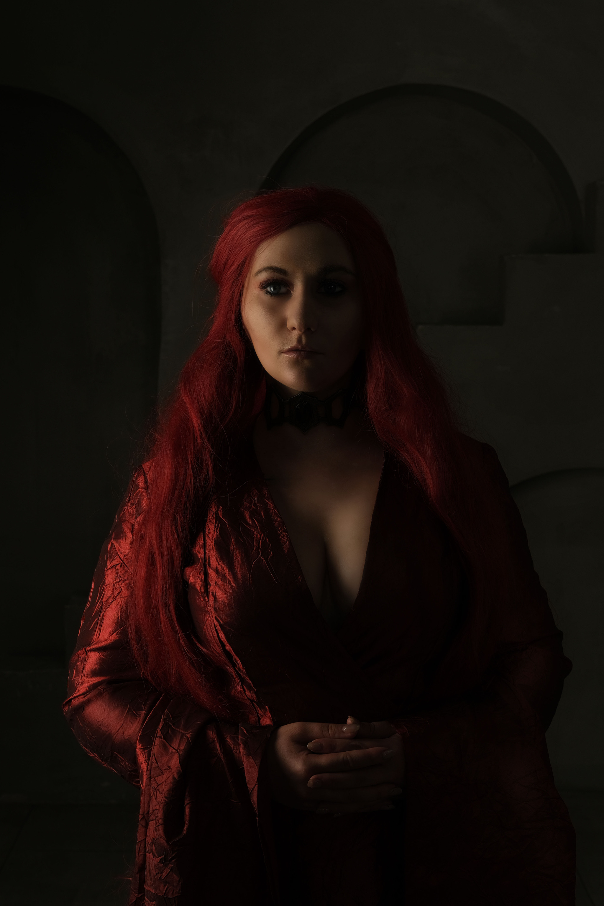 Melisandre || Game of Thrones - My, Girls, The photo, Cosplay, Professional shooting, Cosplayers, Game of Thrones, Melisandre, Longpost