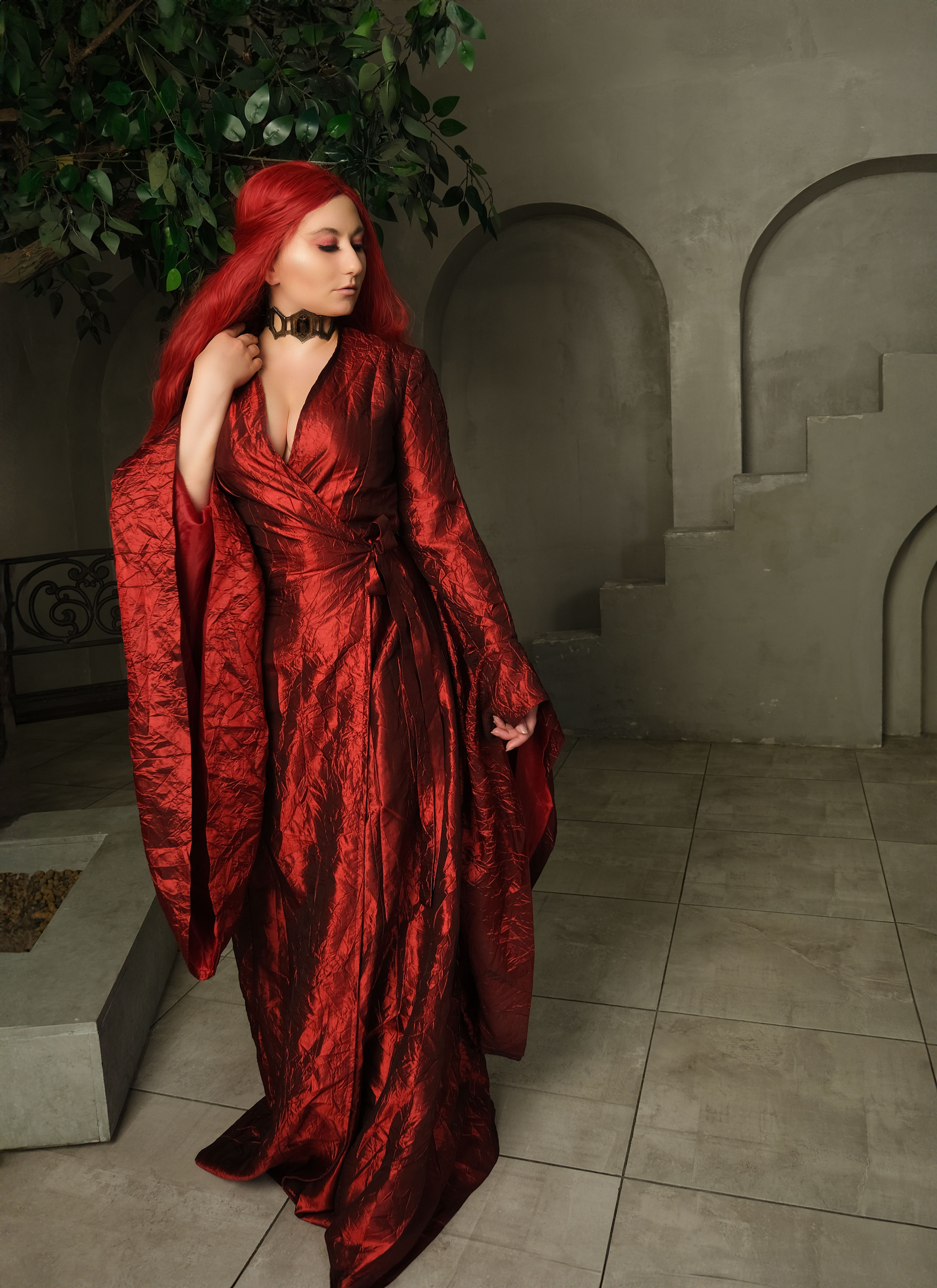 Melisandre || Game of Thrones - My, Girls, The photo, Cosplay, Professional shooting, Cosplayers, Game of Thrones, Melisandre, Longpost