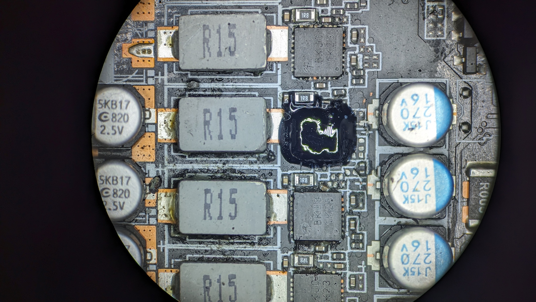 Marked the location of the failure on the Gigabyte 3080ti or Venom on the board - My, Repair of equipment, Rukozhop, Video card, Longpost