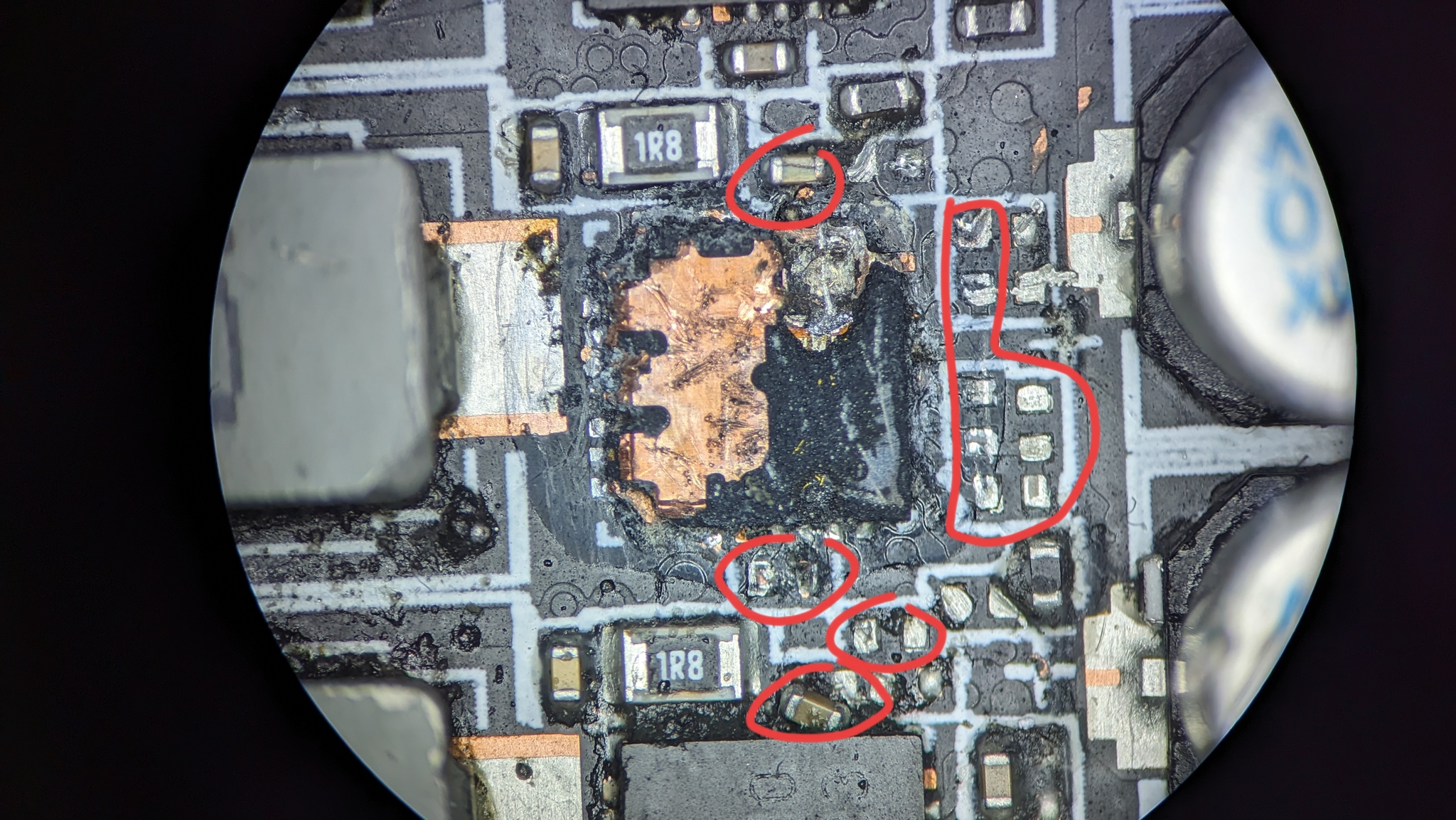 Marked the location of the failure on the Gigabyte 3080ti or Venom on the board - My, Repair of equipment, Rukozhop, Video card, Longpost