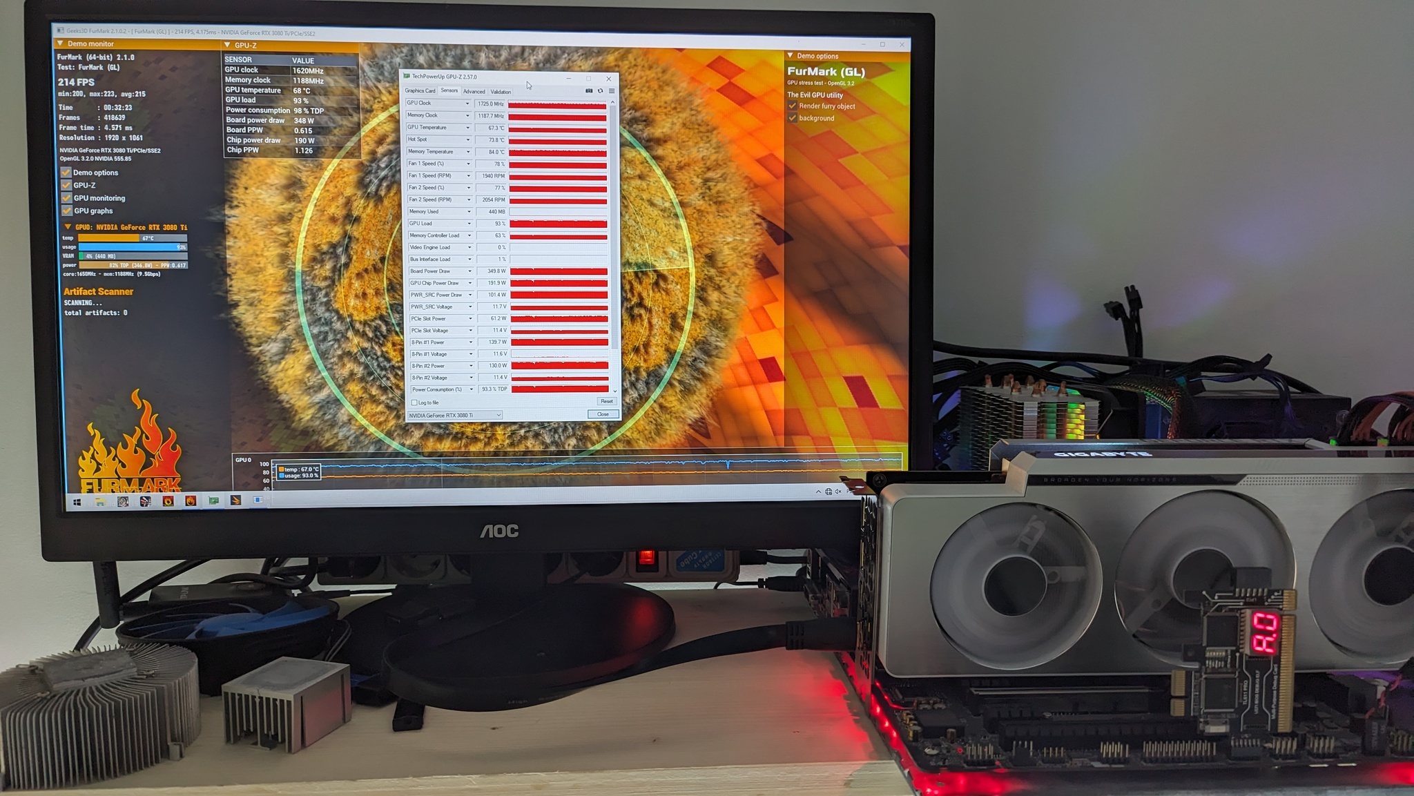 Marked the location of the failure on the Gigabyte 3080ti or Venom on the board - My, Repair of equipment, Rukozhop, Video card, Longpost