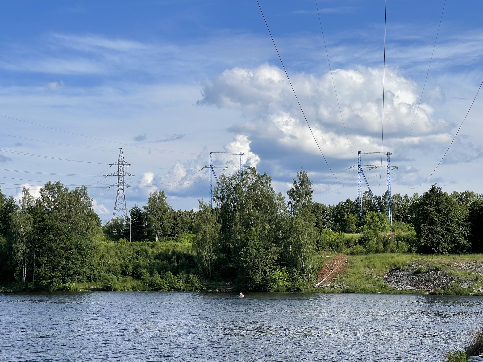 В окрестностях Дубны - Моё, Мобильная фотография, Река Волга, Длиннопост