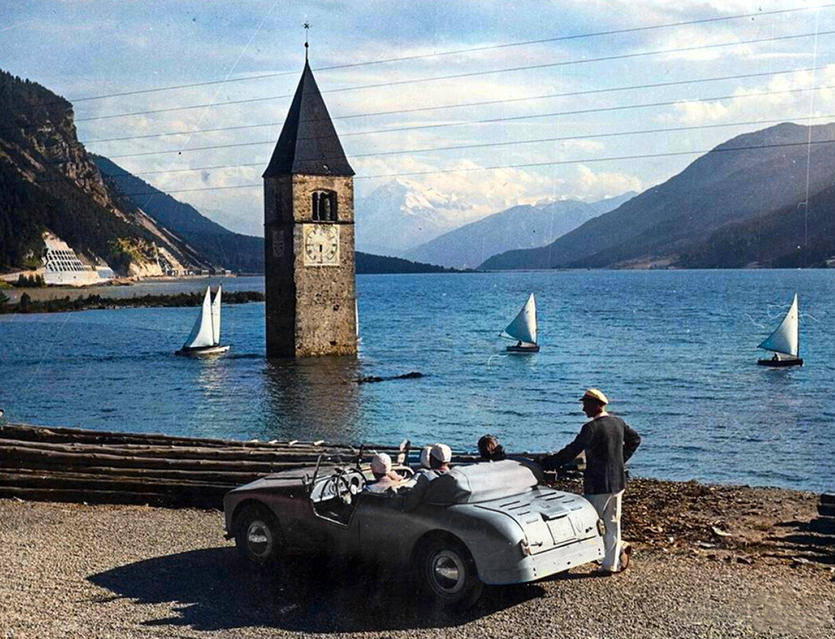 Fragments of History: Interesting and Rare Retro Photos of Europe. 20 Colorized Photos of the 20th Century. Part VII - My, Historical photo, Old photo, France, Norway, Sweden, Germany, Netherlands (Holland), Spain, Italy, 20th century, Colorization, Longpost