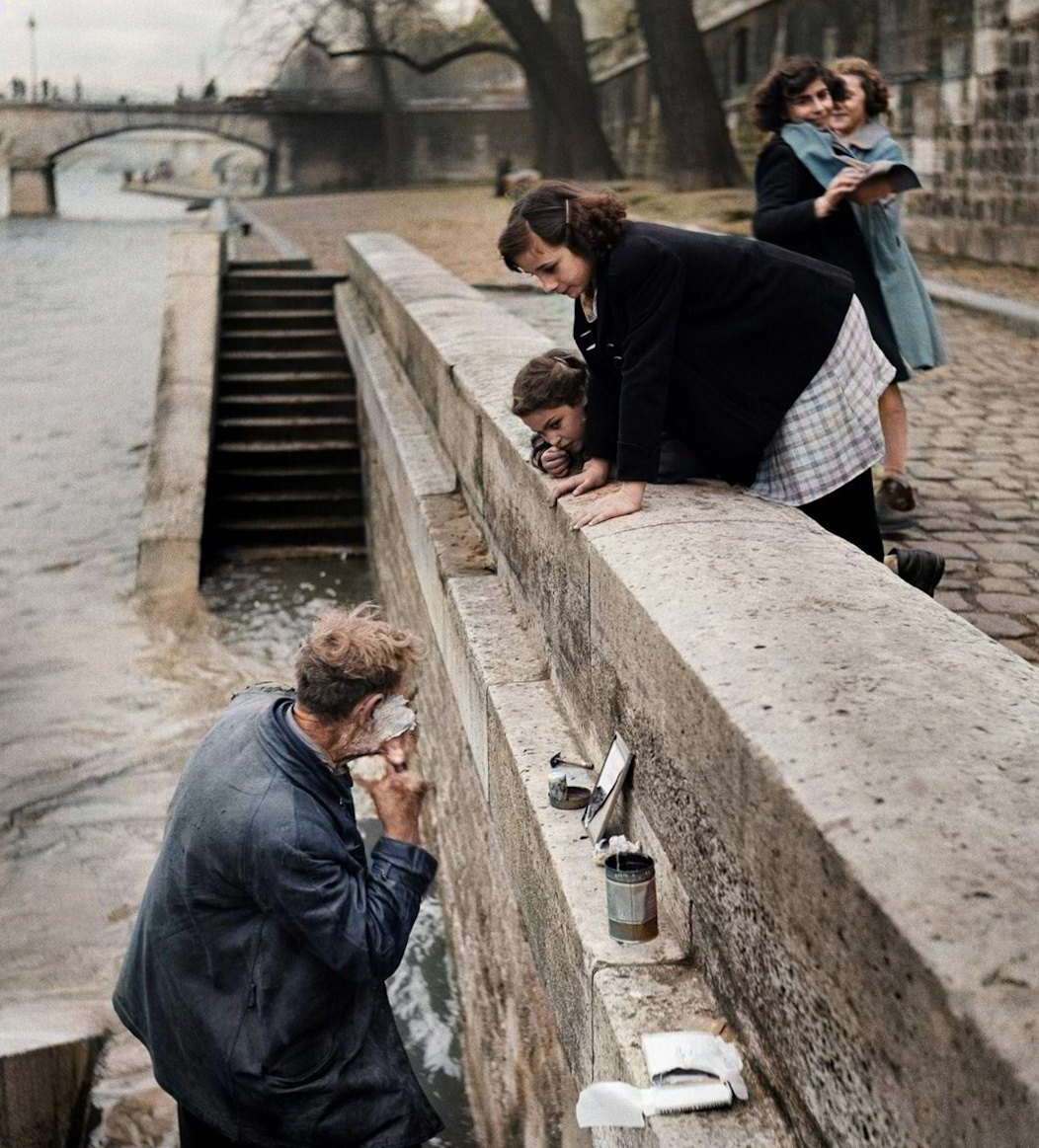 Fragments of History: Interesting and Rare Retro Photos of Europe. 20 Colorized Photos of the 20th Century. Part VII - My, Historical photo, Old photo, France, Norway, Sweden, Germany, Netherlands (Holland), Spain, Italy, 20th century, Colorization, Longpost