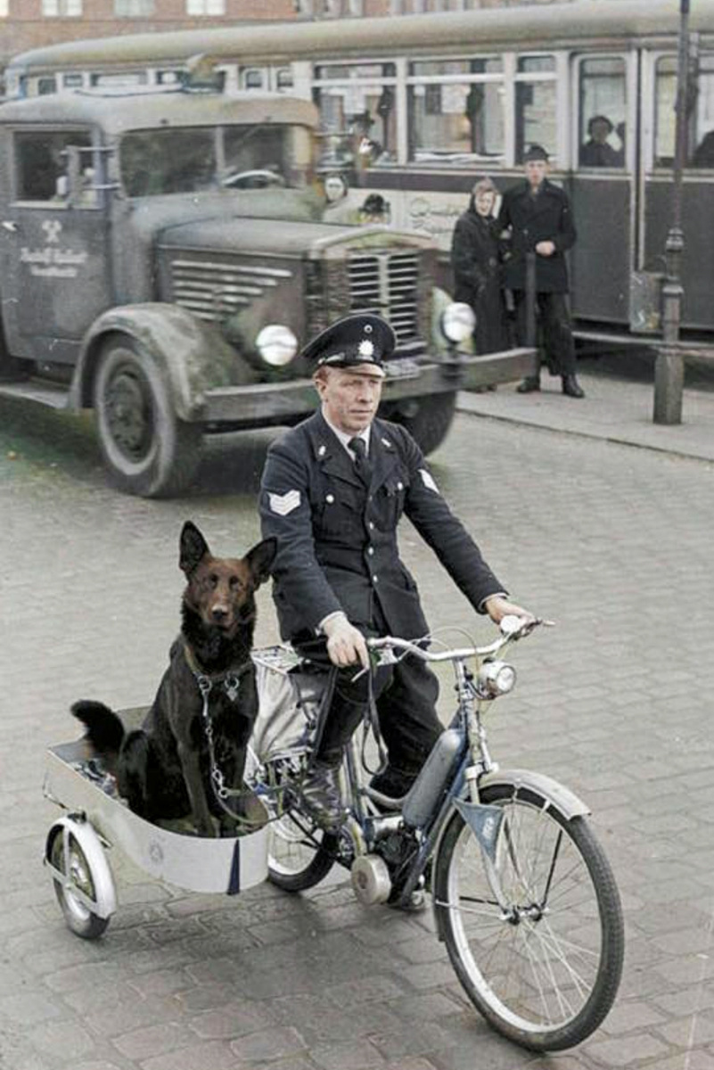 Fragments of History: Interesting and Rare Retro Photos of Europe. 20 Colorized Photos of the 20th Century. Part VII - My, Historical photo, Old photo, France, Norway, Sweden, Germany, Netherlands (Holland), Spain, Italy, 20th century, Colorization, Longpost