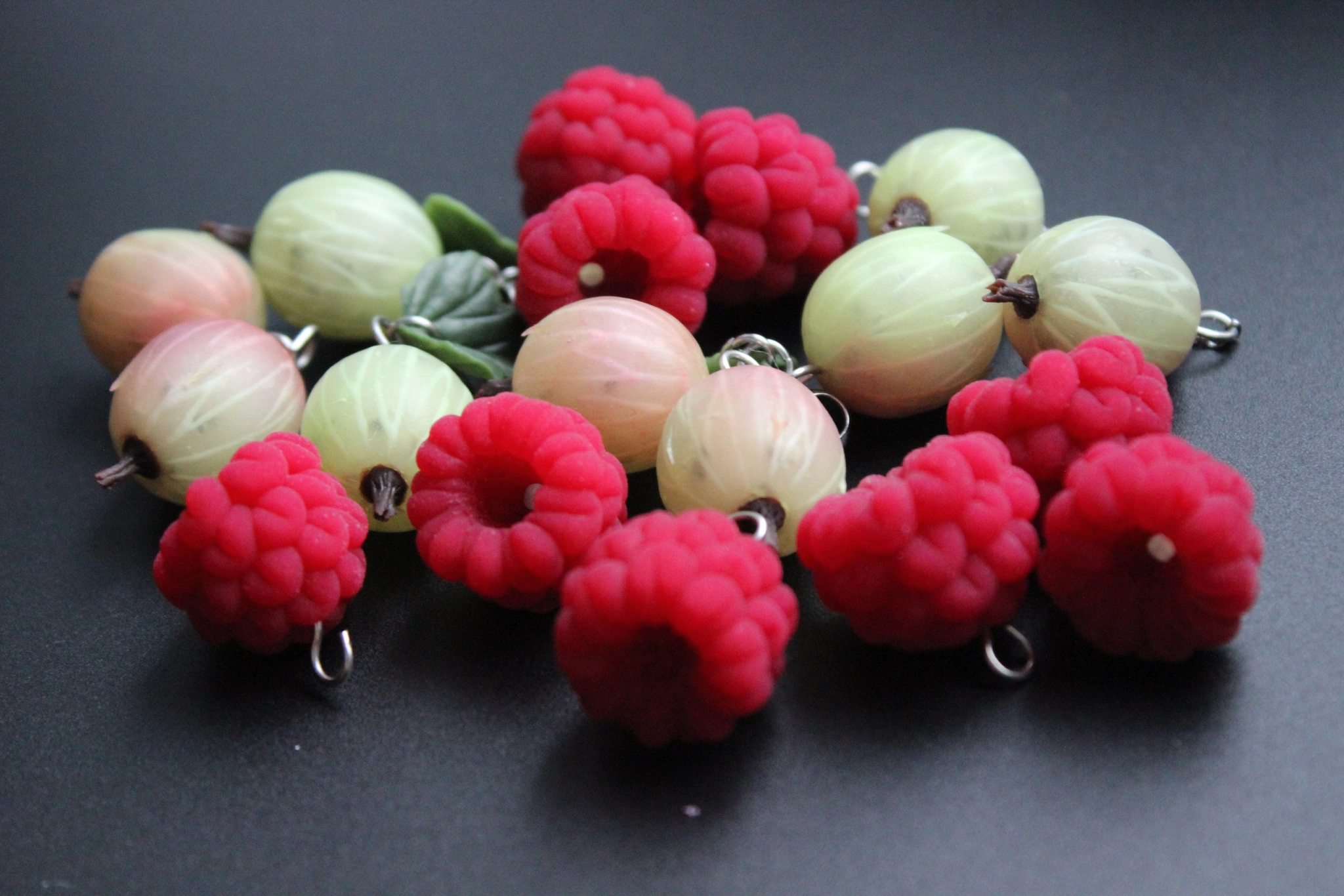 Polymer berries - My, Лепка, Berries, Polymer clay, Needlework without process