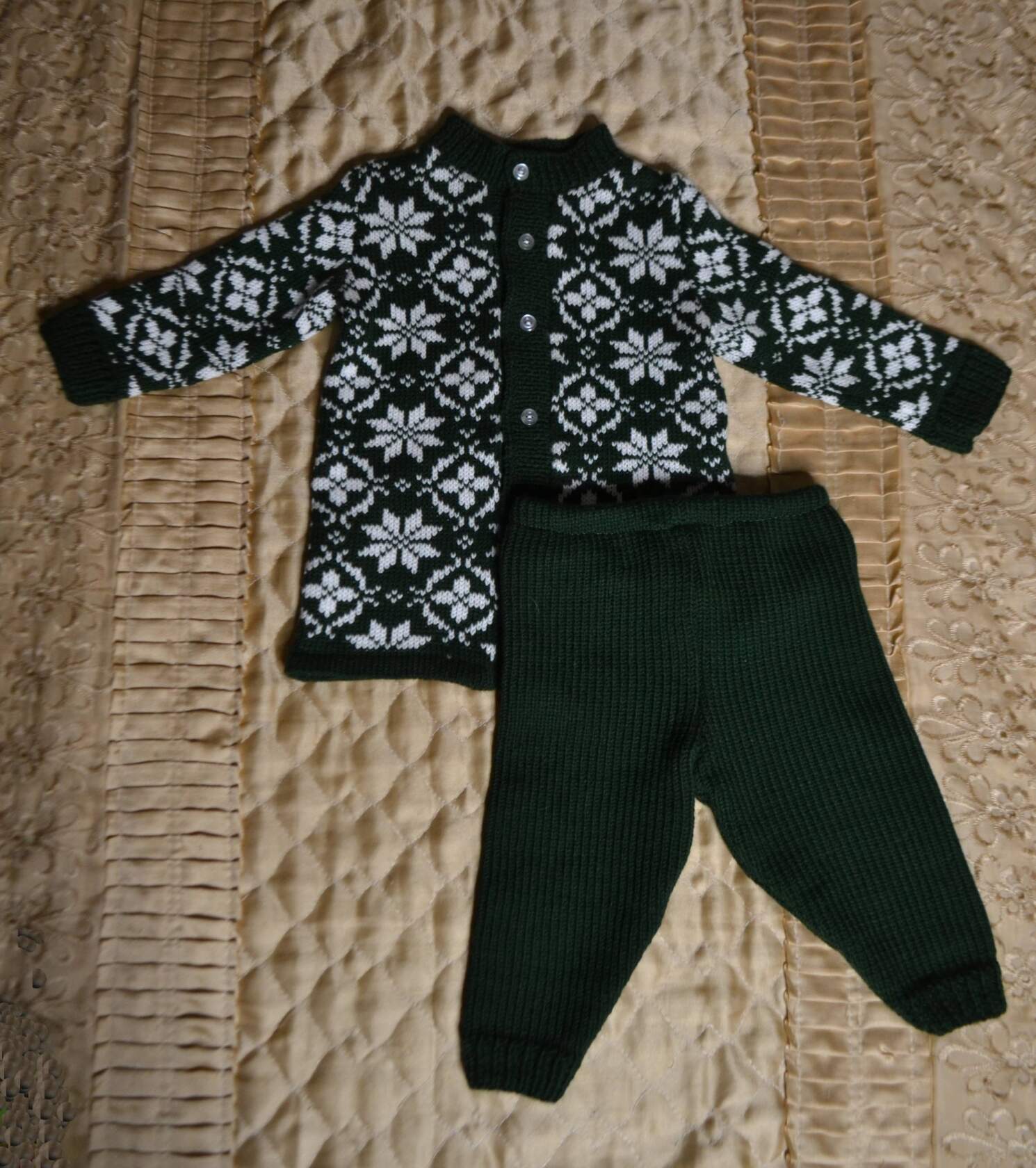 Knitted children's suits on a knitting machine for a customer - My, Knitting, Needlework, Needlework without process, Longpost, Baby clothes