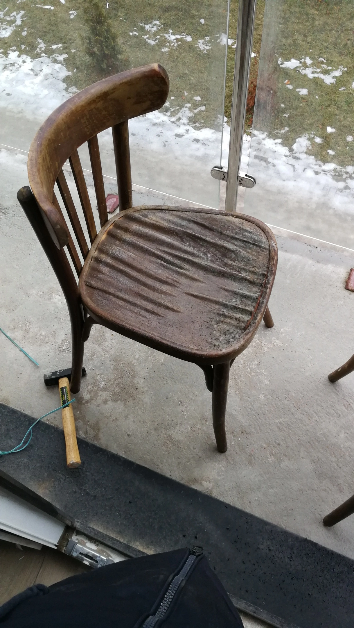 Reply to the post I did it! - My, With your own hands, Reconstruction, Repair, Needlework with process, Chair, Woodworking, Reply to post, Longpost