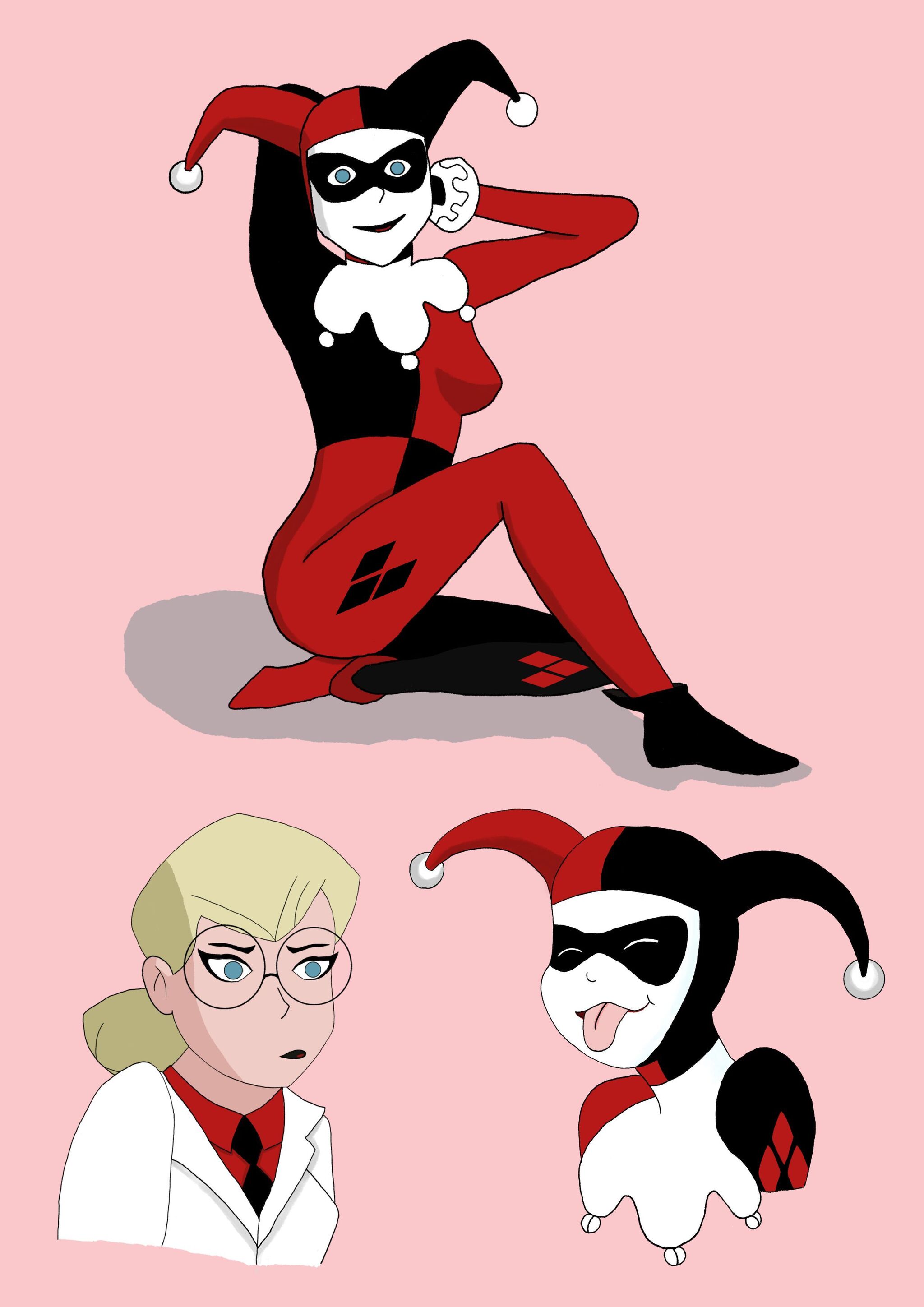 Harley Quinn - My, Dc comics, Batman, Harley quinn, Drawing, Digital drawing