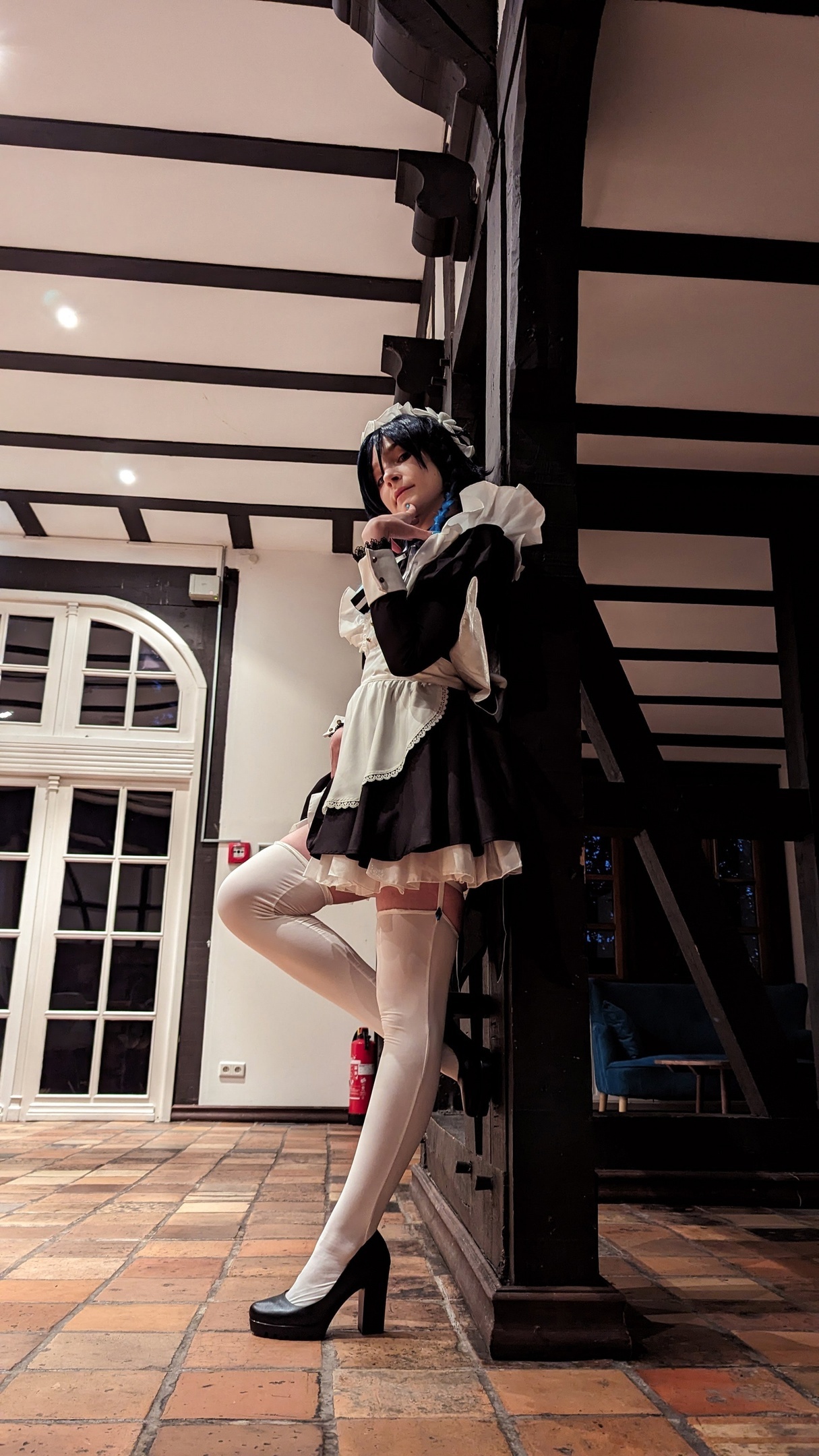 Venti Maid (Matemi) - The photo, Cosplay, Cosplayers, Venti (Genshin Impact), Genshin impact, Longpost