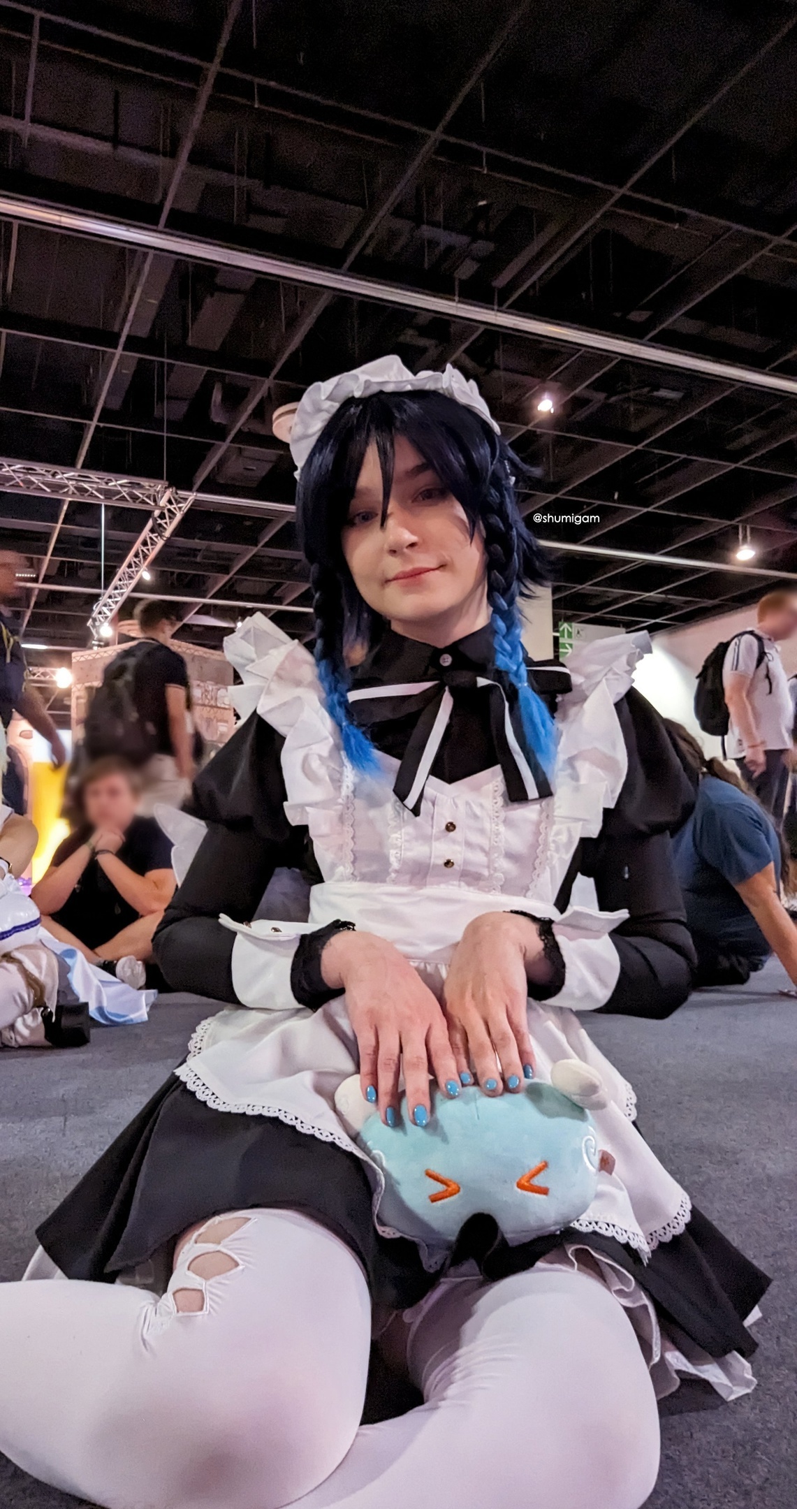 Venti Maid (Matemi) - The photo, Cosplay, Cosplayers, Venti (Genshin Impact), Genshin impact, Longpost