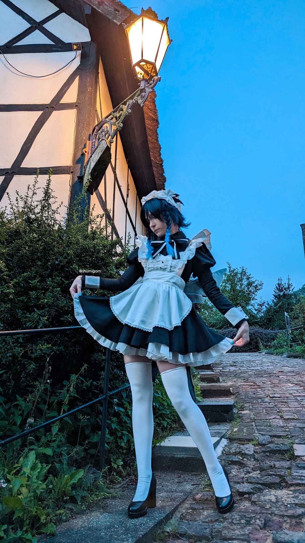 Venti Maid (Matemi) - The photo, Cosplay, Cosplayers, Venti (Genshin Impact), Genshin impact, Longpost