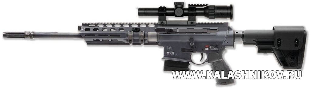 For the army special forces, the Germans adopted the MR308A6 (G210) sniper rifle from Heckler & Koch - My, Armament, Weapon, Firearms, Military equipment, Bundeswehr, Heckler & Koch, Snipers, Sniper rifle, Army, Shooting, Longpost