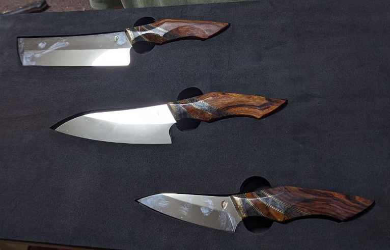 Set of knives for a collector - My, Knife, Handmade, Needlework without process, beauty, Longpost