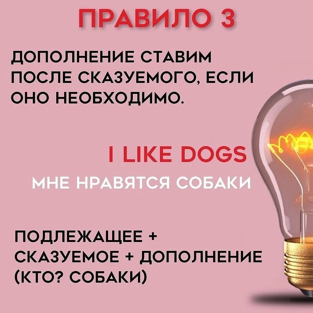 5 простых правил, которые помогут вам строить английские предложения без ошибок - Моё, Английский язык, Иностранные языки, Грамматика, Изучаем английский, Лингвистика, Полезное, Правила, Образование, Длиннопост