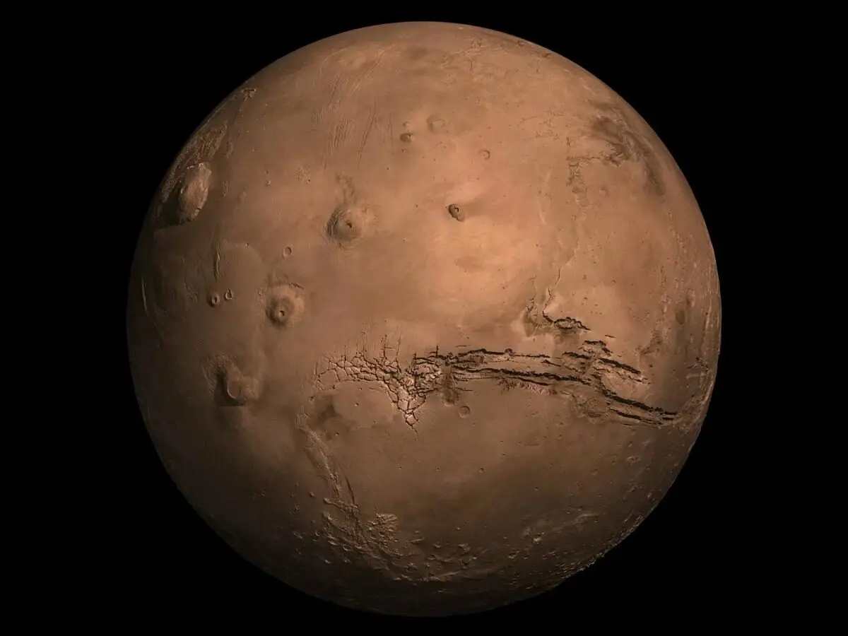 Valles Marineris is a giant canyon that occupies the distance between Moscow and Irkutsk! - My, The science, Space, Mars, Astronomy, Informative, Facts, Longpost