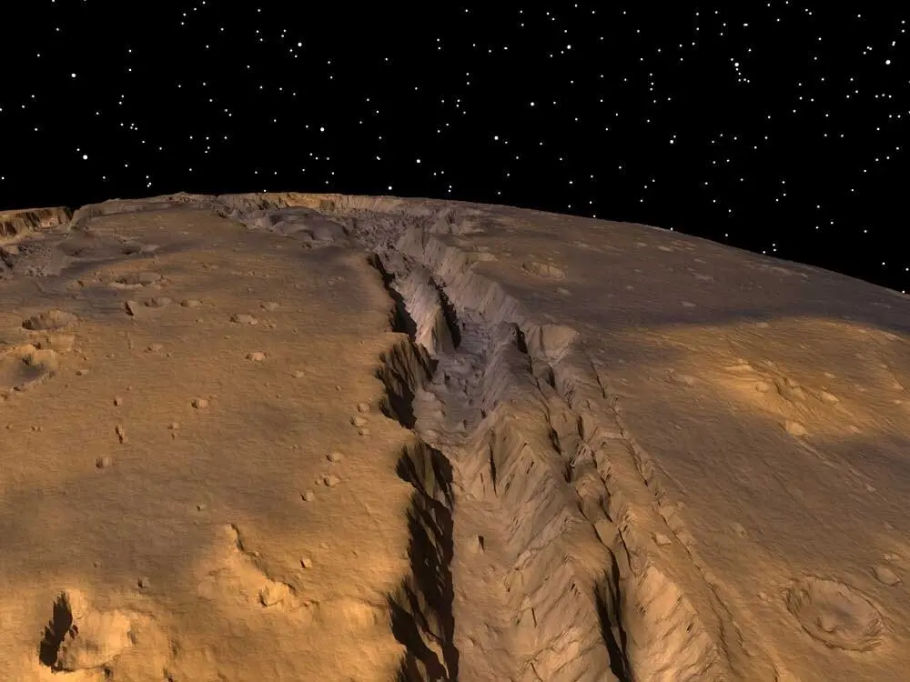 Valles Marineris is a giant canyon that occupies the distance between Moscow and Irkutsk! - My, The science, Space, Mars, Astronomy, Informative, Facts, Longpost