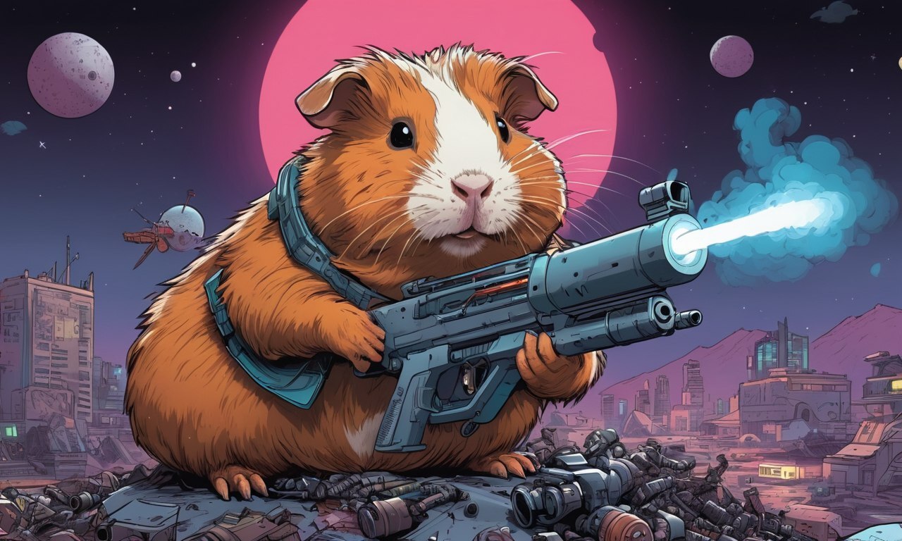 Cosmos pigs - Neural network art, Guinea pig, Art, Space, Space fiction, Fantasy