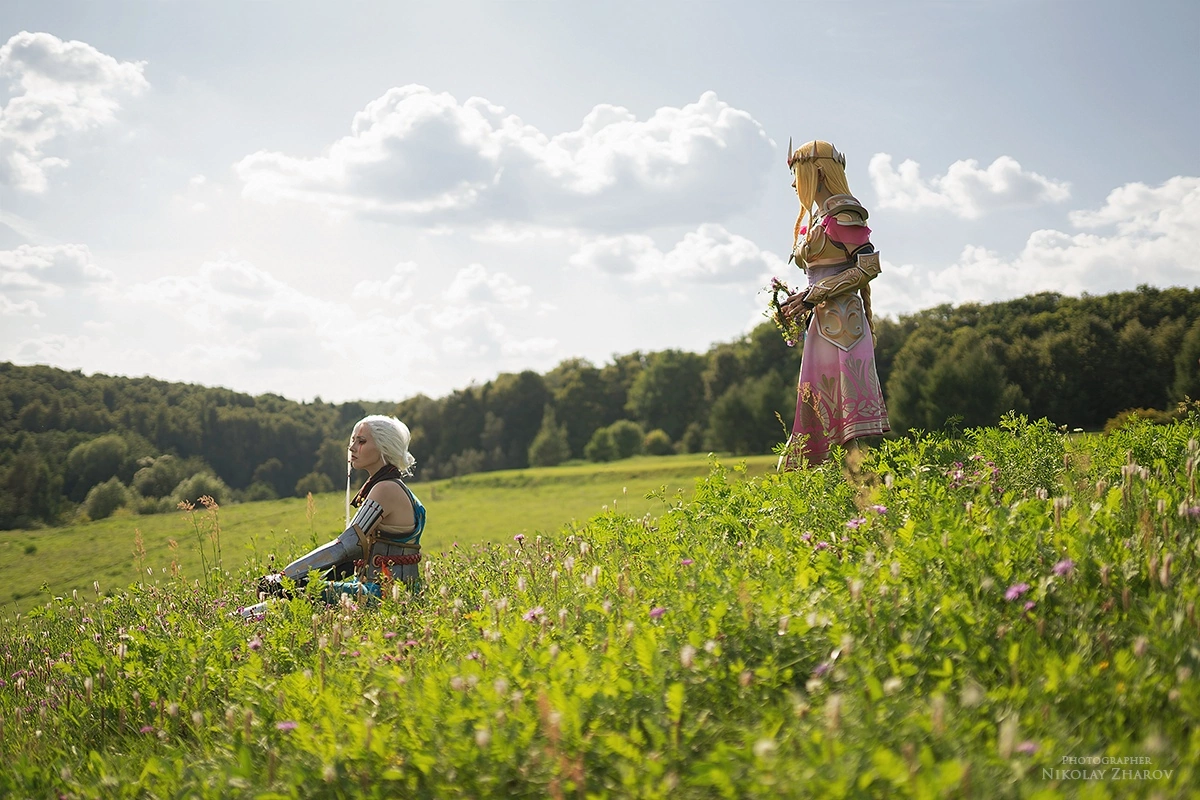 The Legend of Zelda | Zelda & Impa - Cosplay, The legend of zelda, Impa, Nintendo, Video game, The photo, VKontakte (link), Longpost, Princess zelda