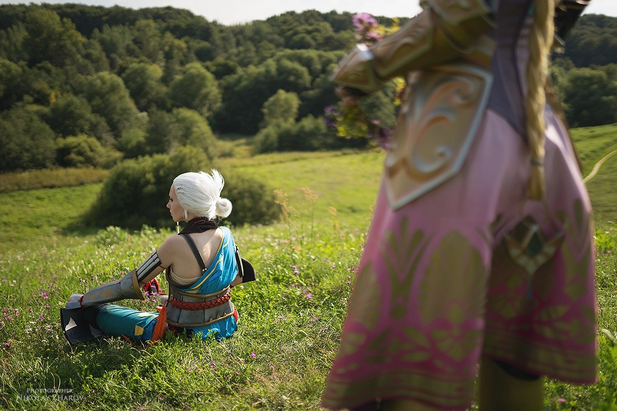 The Legend of Zelda | Zelda & Impa - Cosplay, The legend of zelda, Impa, Nintendo, Video game, The photo, VKontakte (link), Longpost, Princess zelda