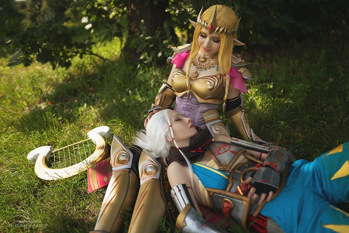 The Legend of Zelda | Zelda & Impa - Cosplay, The legend of zelda, Impa, Nintendo, Video game, The photo, VKontakte (link), Longpost, Princess zelda