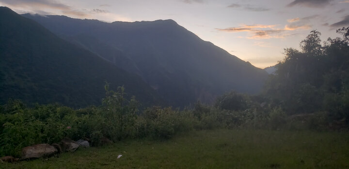 The Road to the Abandoned City of the Incas - Choquequirao. Solo Cycling Expedition in South America. Part 3 Peru. Chapter 98. Santa Rosa Baja - My, Bike trip, Travels, Solo travel, A bike, South America, Bike ride, Cyclist, Mountain tourism, Hike, The mountains, Andes, The rocks, Camping, Abandoned cities, The Incas, Longpost