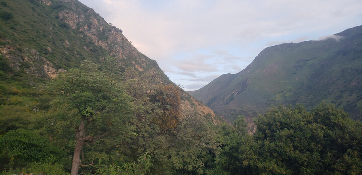 The Road to the Abandoned City of the Incas - Choquequirao. Solo Cycling Expedition in South America. Part 3 Peru. Chapter 98. Santa Rosa Baja - My, Bike trip, Travels, Solo travel, A bike, South America, Bike ride, Cyclist, Mountain tourism, Hike, The mountains, Andes, The rocks, Camping, Abandoned cities, The Incas, Longpost