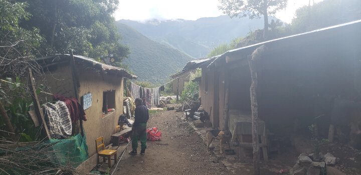 The Road to the Abandoned City of the Incas - Choquequirao. Solo Cycling Expedition in South America. Part 3 Peru. Chapter 98. Santa Rosa Baja - My, Bike trip, Travels, Solo travel, A bike, South America, Bike ride, Cyclist, Mountain tourism, Hike, The mountains, Andes, The rocks, Camping, Abandoned cities, The Incas, Longpost