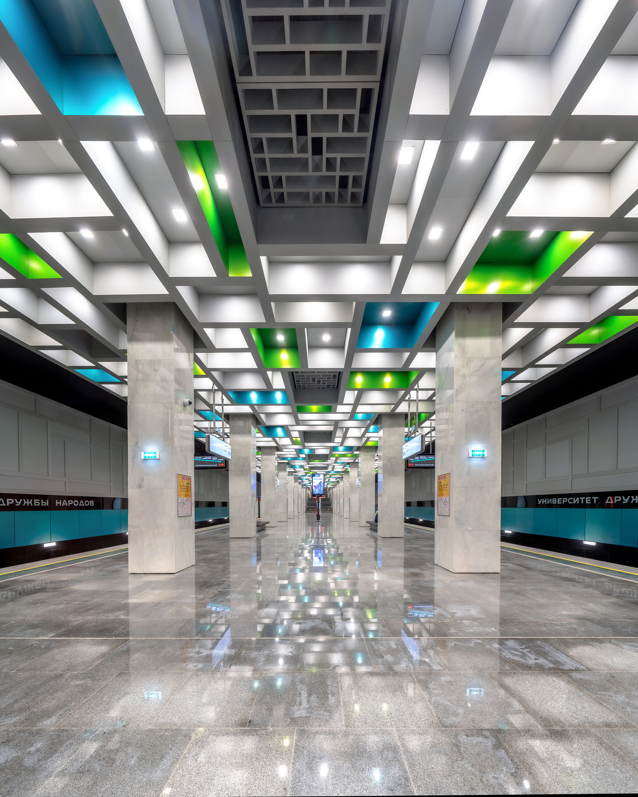 New stations of the Moscow metro - My, Town, Architecture, Moscow, The photo, beauty, Metro, Symmetry, Longpost