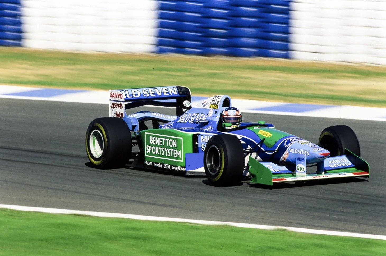 Schumacher's powerful comeback in '94 at Jerez: easily brought 20 seconds to Hill. Hakkinen on podium for the 4th time in a row after crash - My, Competitions, Formula 1, Race, Автоспорт, Speed, Michael Schumacher, Damon Hill, Mika Hakkinen, Nigel Mansell, Williams racing, Spain, Retro, 90th, Life stories, Extreme, Car history, Benetton, The Grand Prix, Longpost