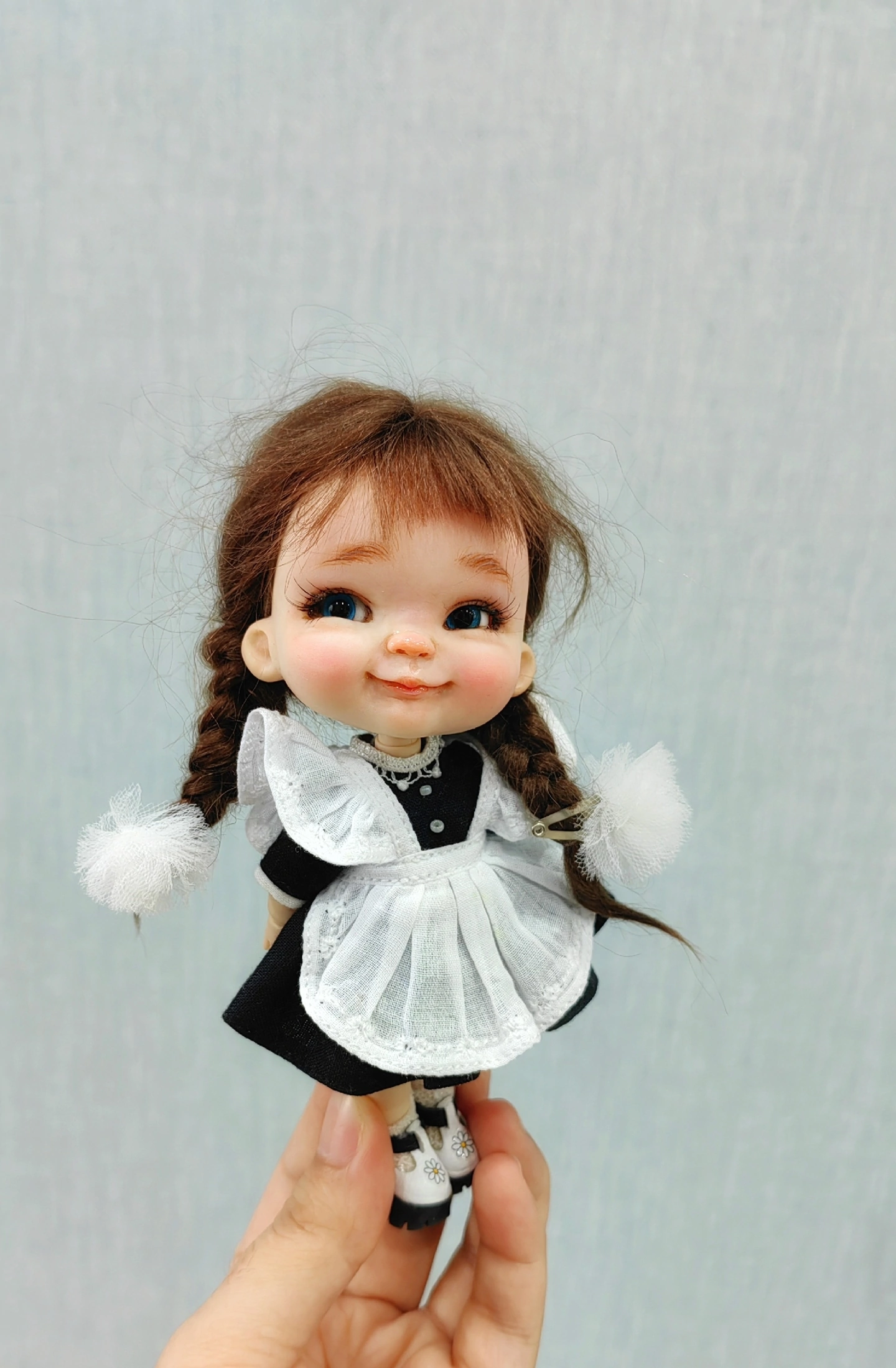 Doll Schoolgirl - My, Needlework without process, Collecting, Doll, Creation, Handmade, With your own hands, Longpost