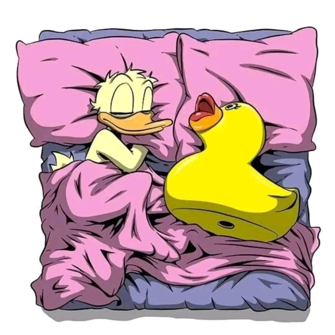 Loneliness - Caricature, Images, Sad humor, Rubber duck, Donald Duck