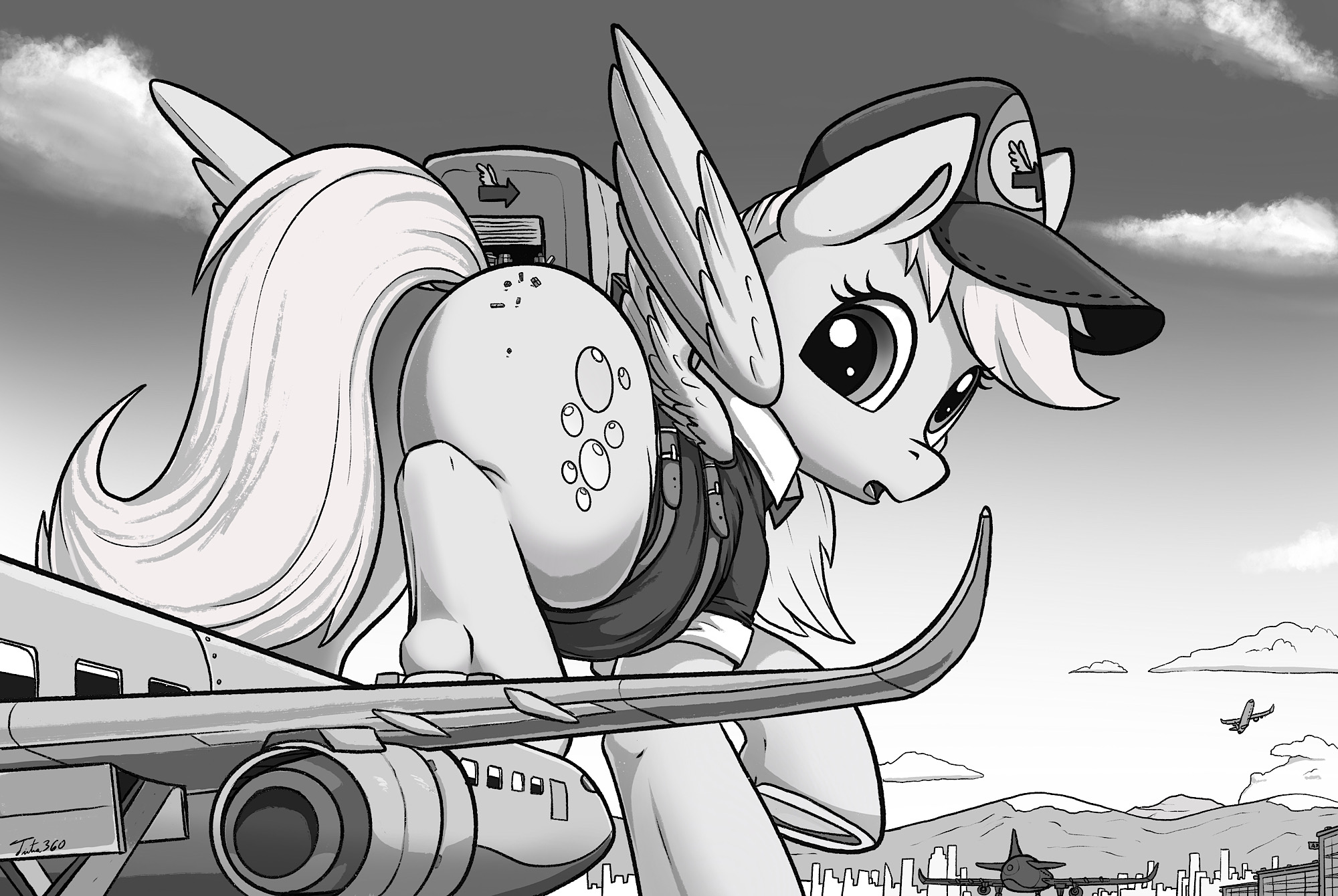 Postal pony - My little pony, Derpy hooves, Tsitra360, Giant Pony