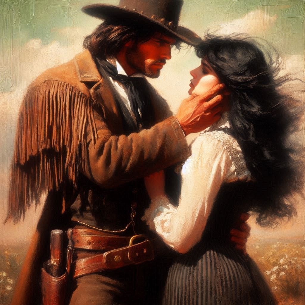 Wild West - Neural network art, Illustrations, Art, Lady, Phone wallpaper, Dall-e, Wild West, Passion, Longpost