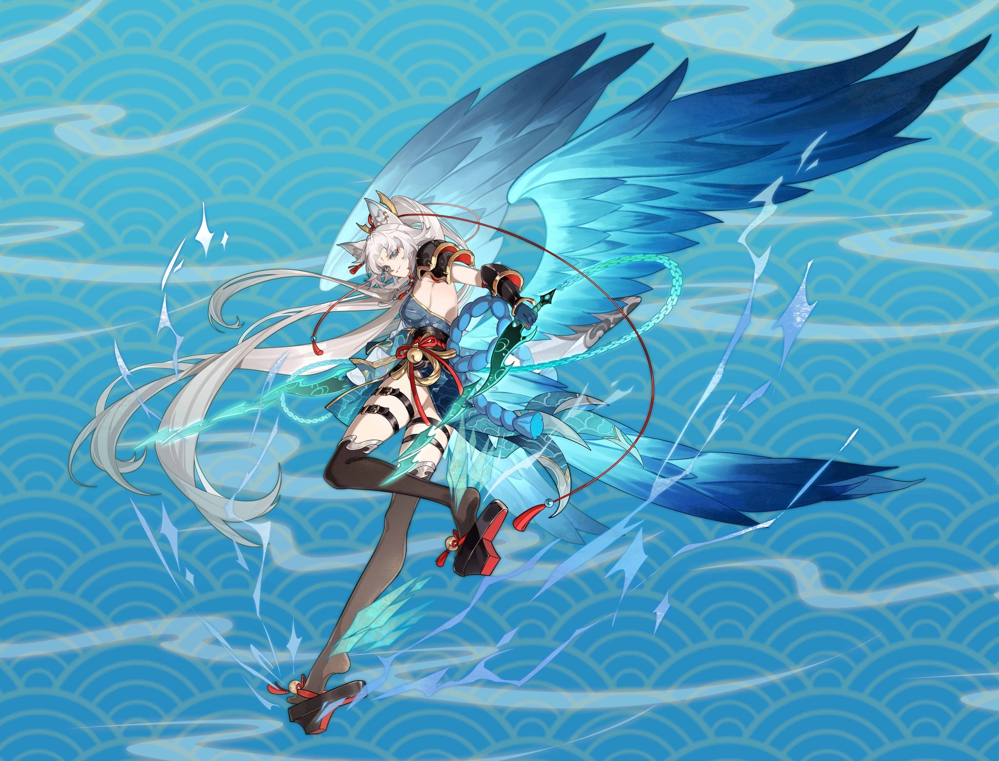 Feixiao - Anime art, Anime, Feixiao (Honkai: Star Rail), Honkai: Star Rail, Animal ears, Wings