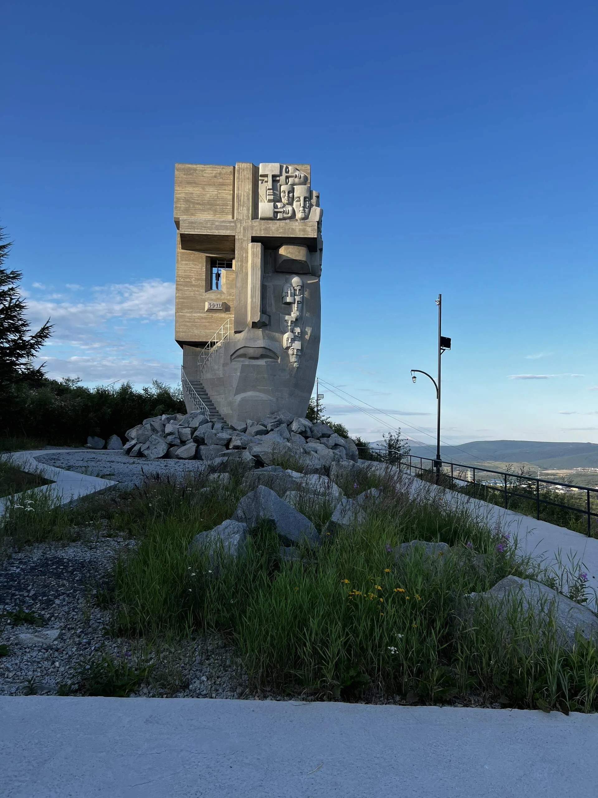 Visited the amazing memorial Mask of Sorrow in Magadan! - Magadan, Travel across Russia, Russia, Longpost