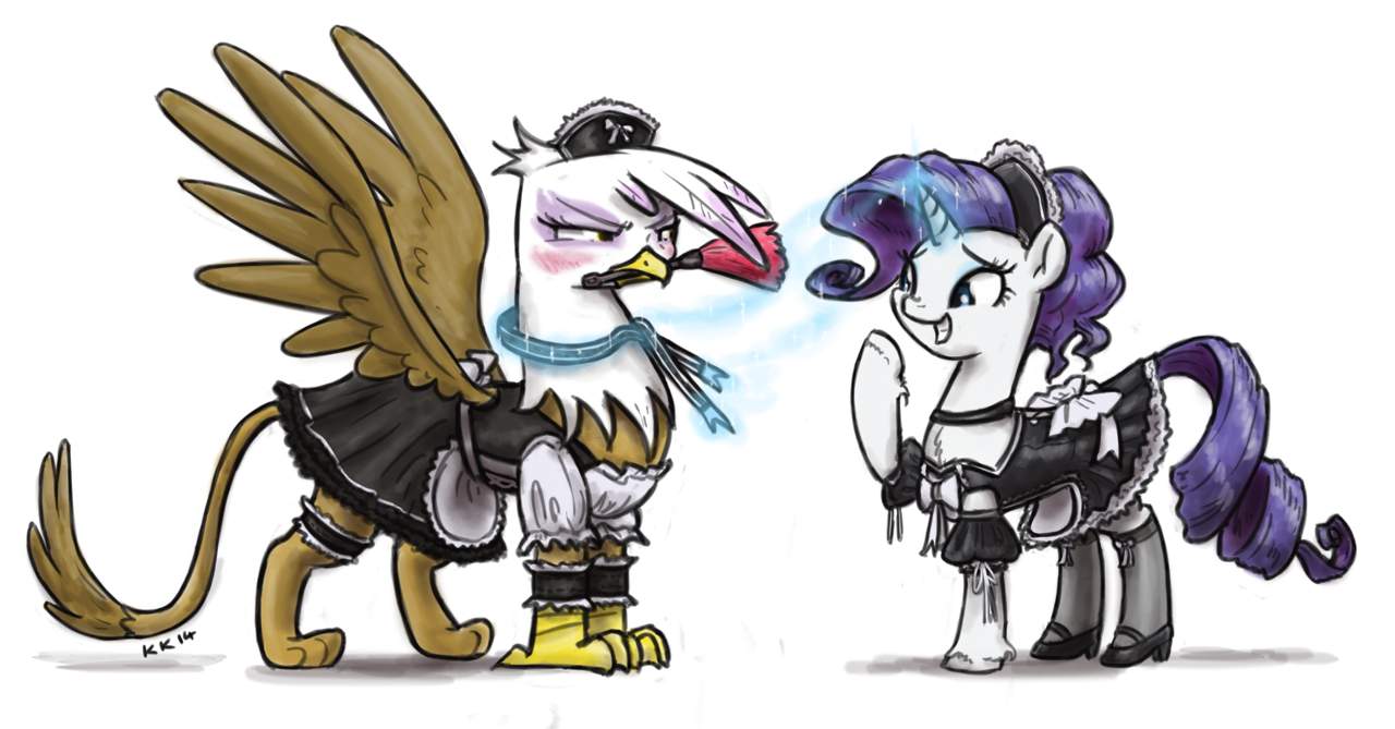 Maids - My little pony, Rarity, Gilda