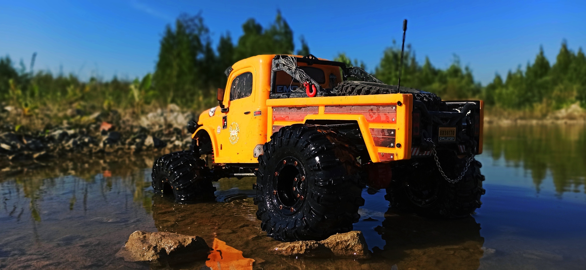 Oldschool Dodge Power Wagon rc yellow - My, The photo, Hobby, Radio controlled models, Longpost