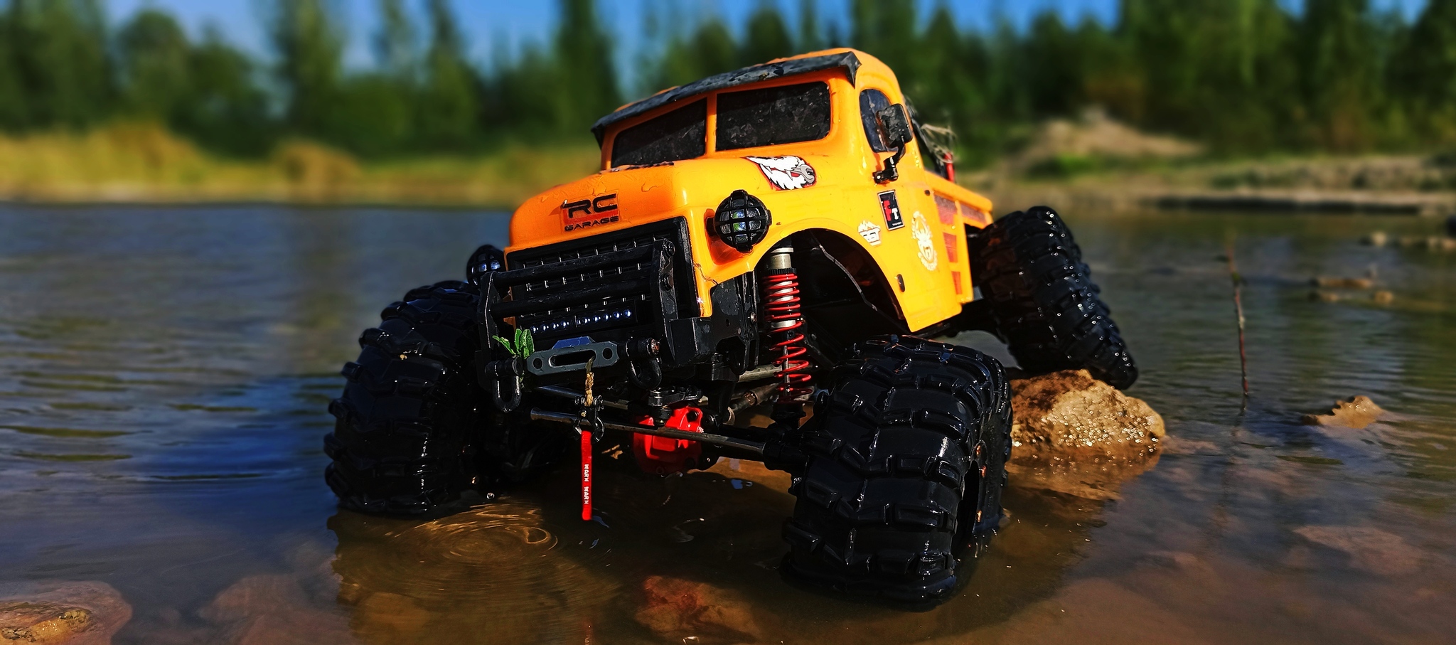 Oldschool Dodge Power Wagon rc yellow - My, The photo, Hobby, Radio controlled models, Longpost