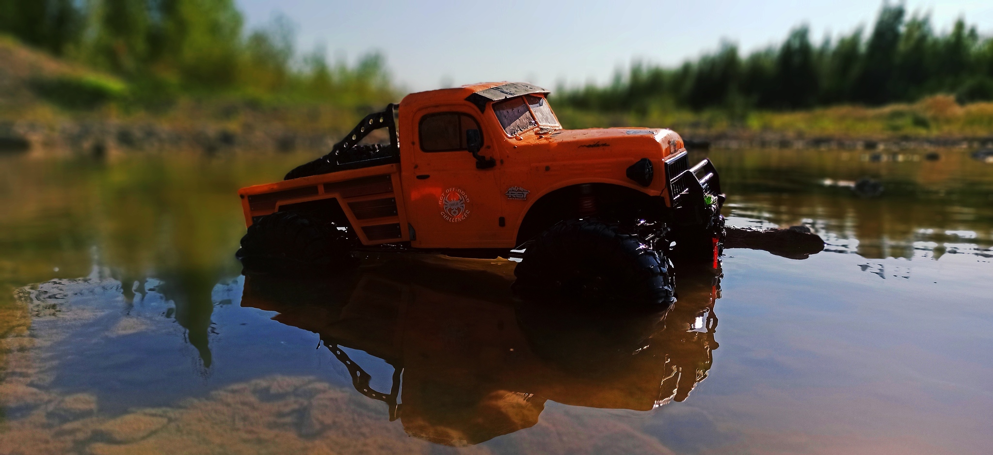 Oldschool Dodge Power Wagon rc yellow - My, The photo, Hobby, Radio controlled models, Longpost