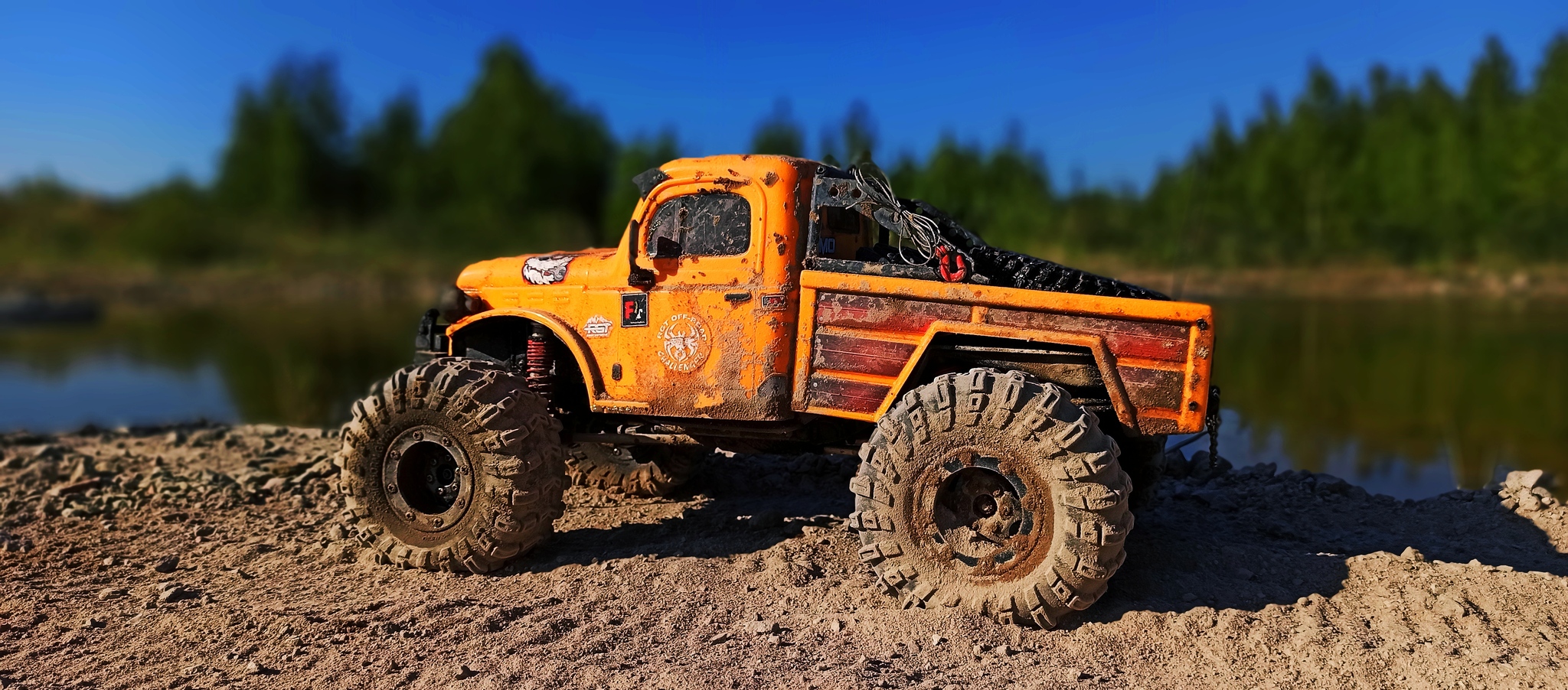 Oldschool Dodge Power Wagon rc yellow - My, The photo, Hobby, Radio controlled models, Longpost